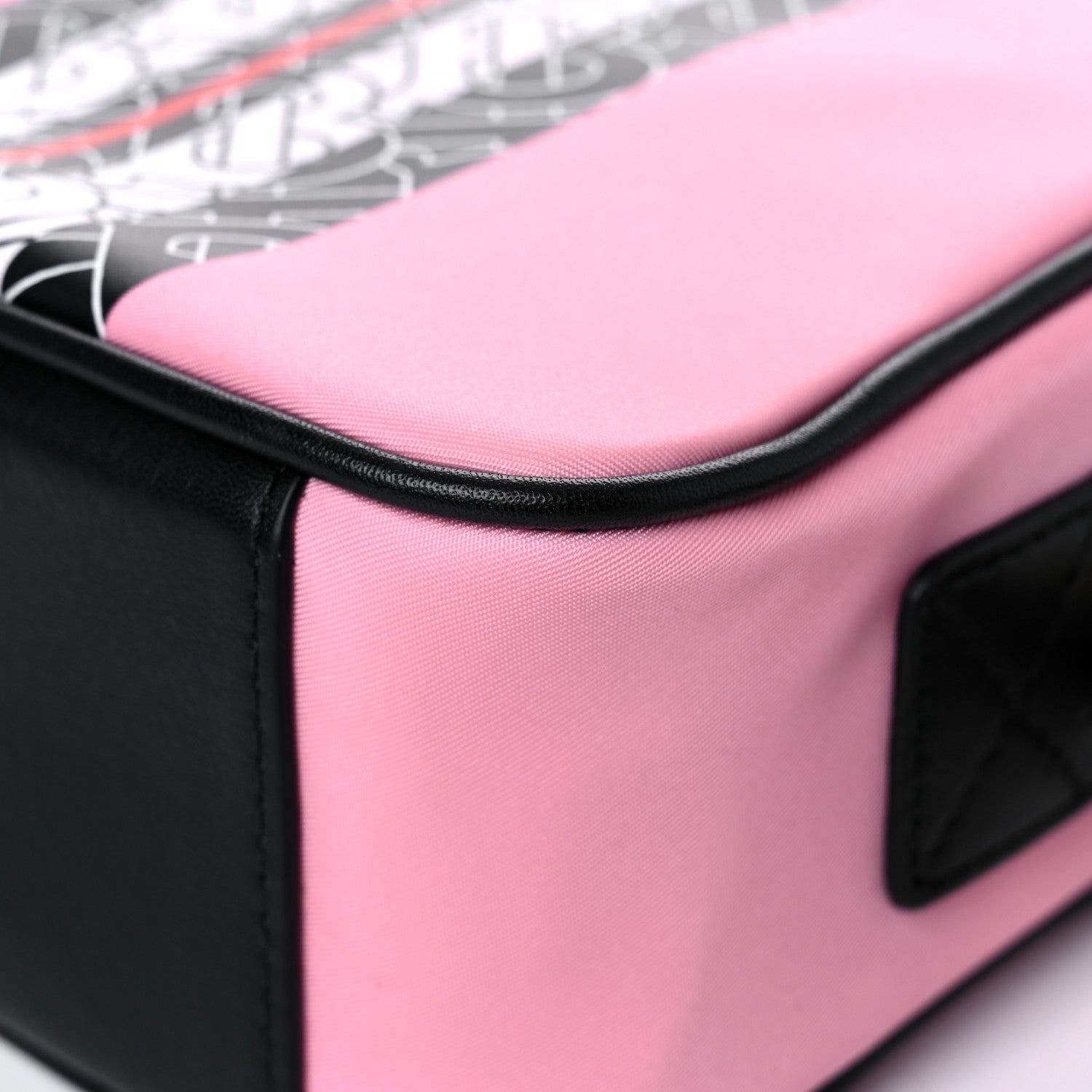 Burberry E-Canvas Monogram Stripe Crossbody Bag Pink 10 of 10
