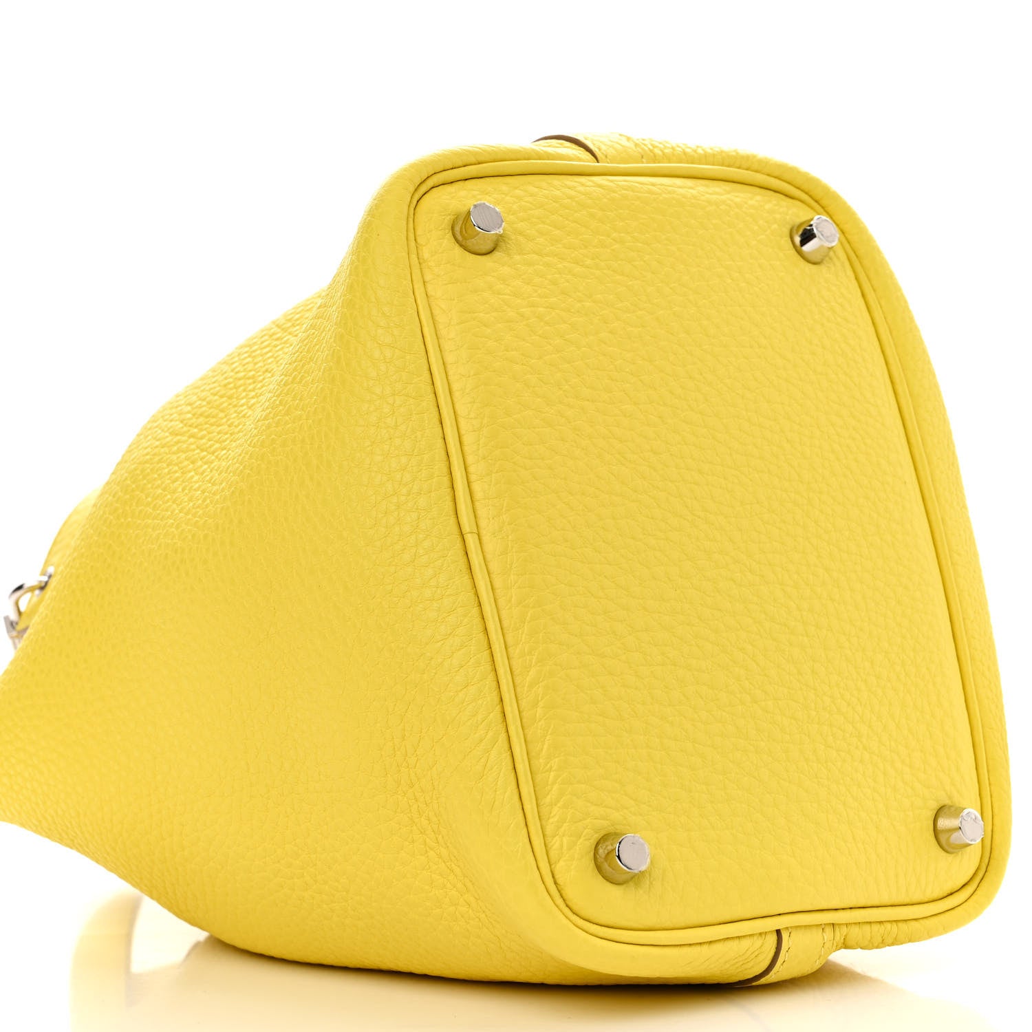 Hermes Taurillon Clemence Picotin Lock 18 PM Lime 9 of 10