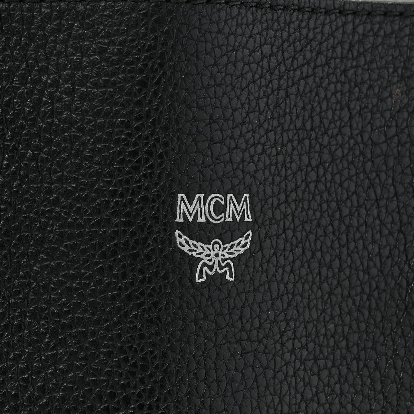Grained Calfskin Medium Yris Shopper Tote Black