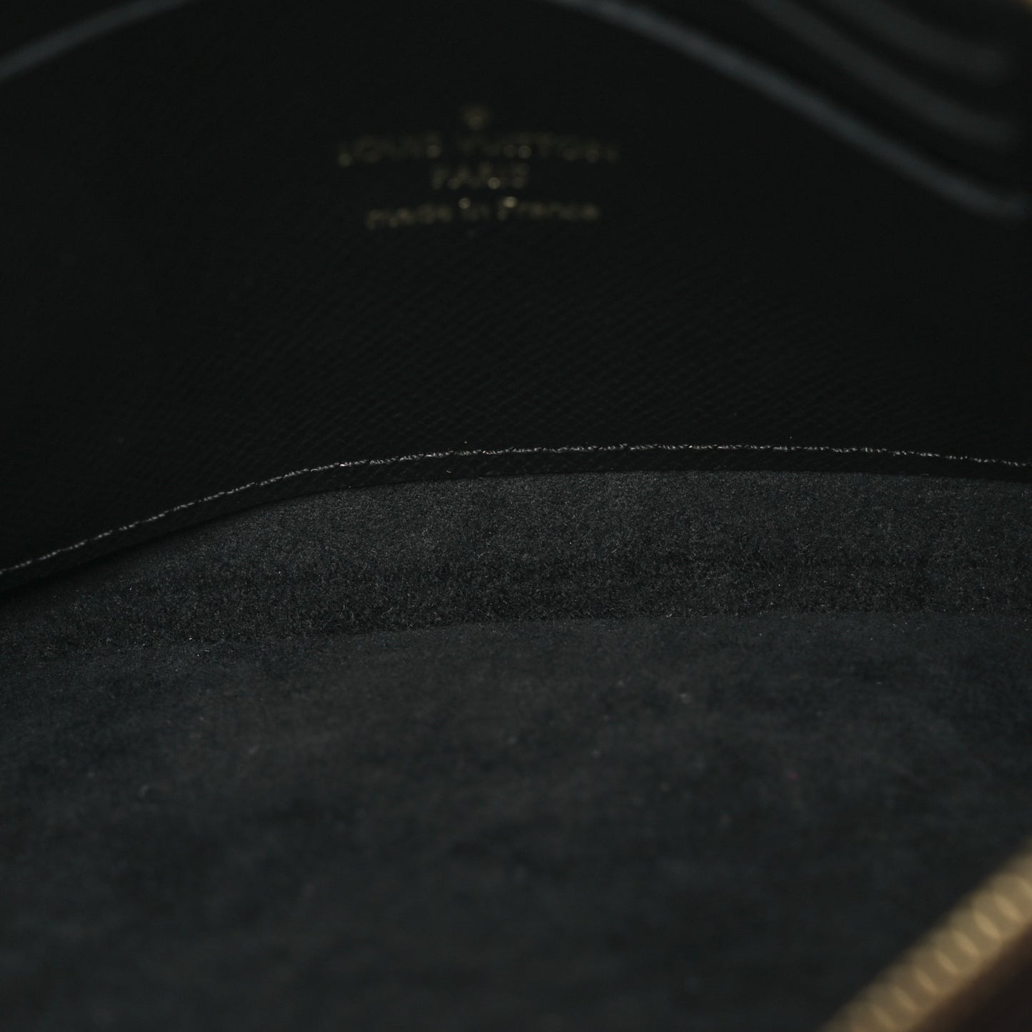 Reverse Monogram Giant Double Zip Pochette