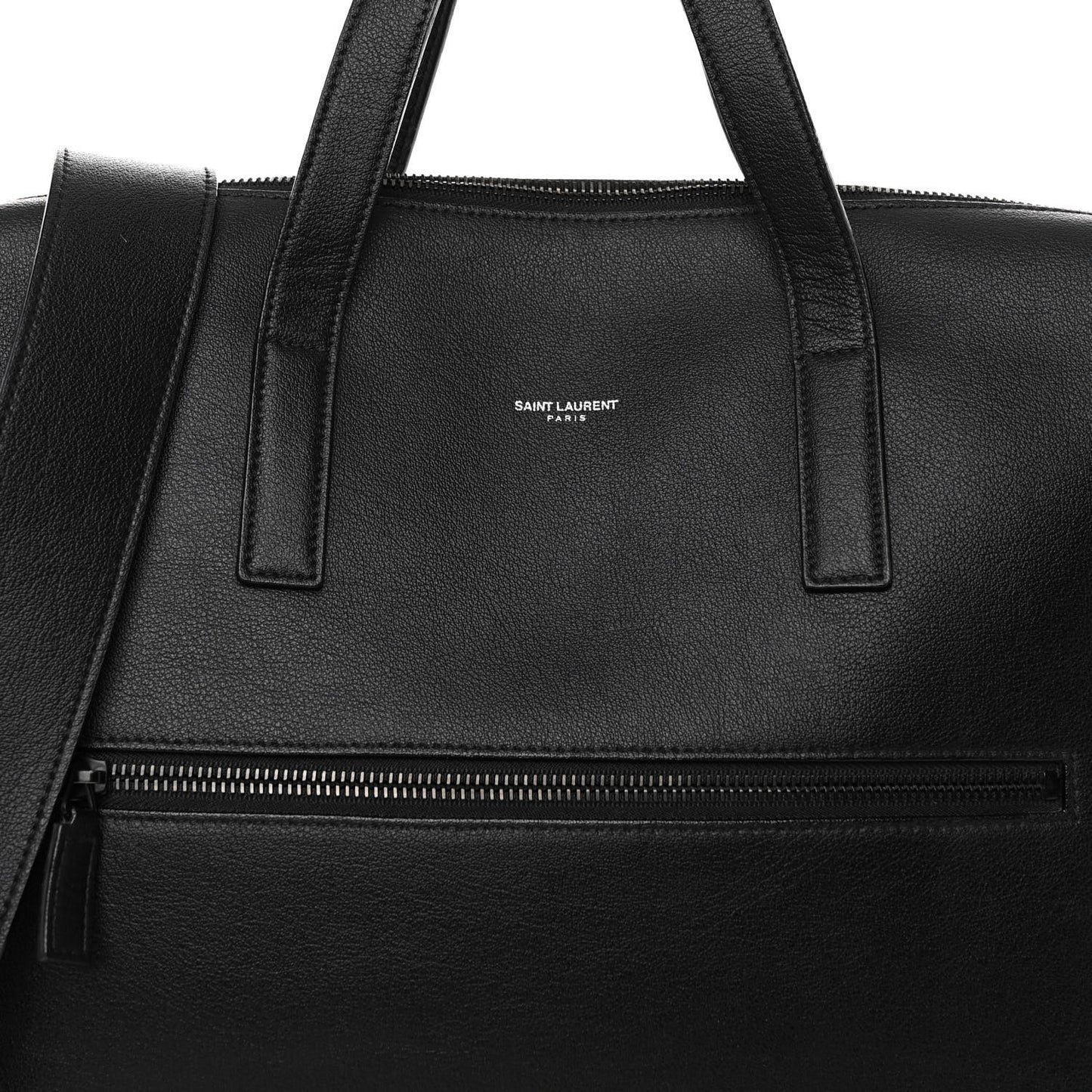 Calfskin Bold Briefcase Black