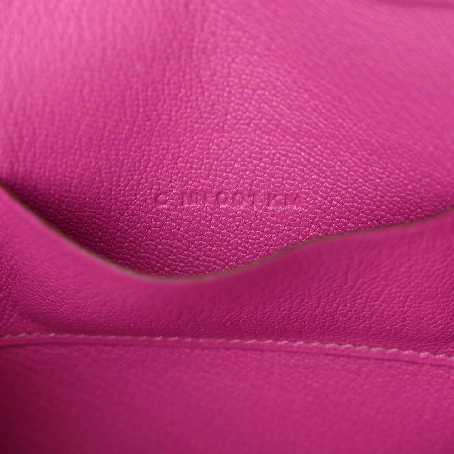 Chevre Mysore Mini Cinhetic Wallet Rose Pourpre