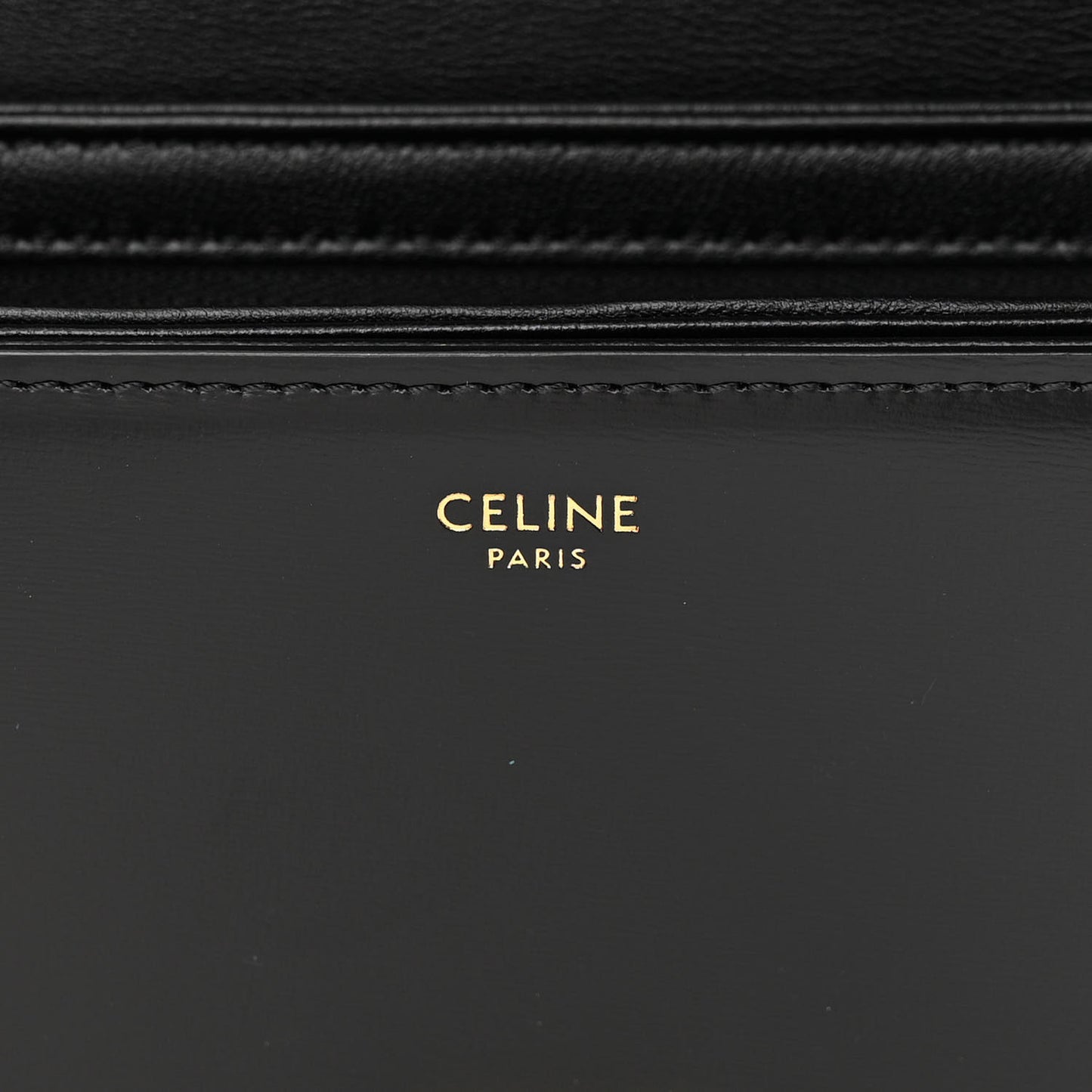 Shiny Calfskin Teen Triomphe Black