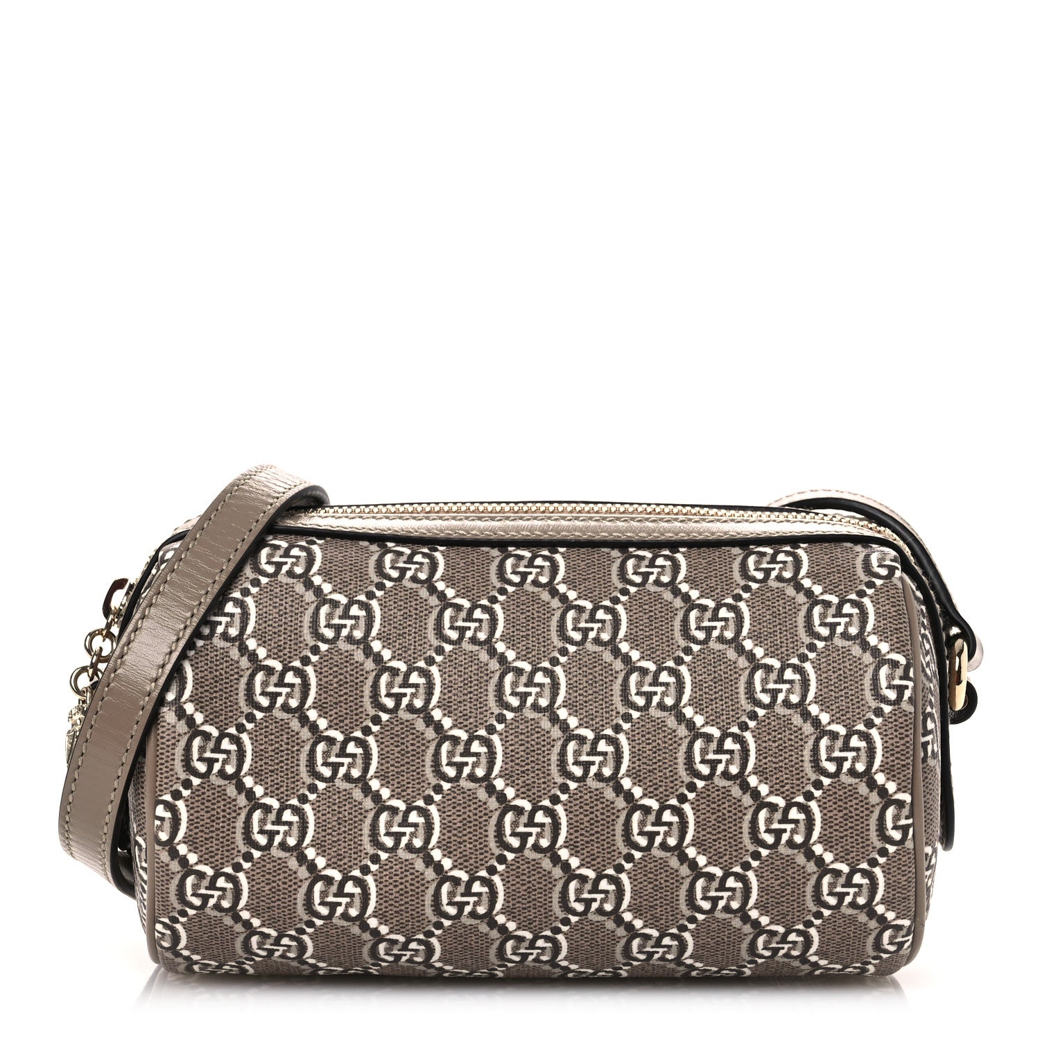 Gucci GG Shadow Monogram Mini Shoulder Bag Taupe 1778702