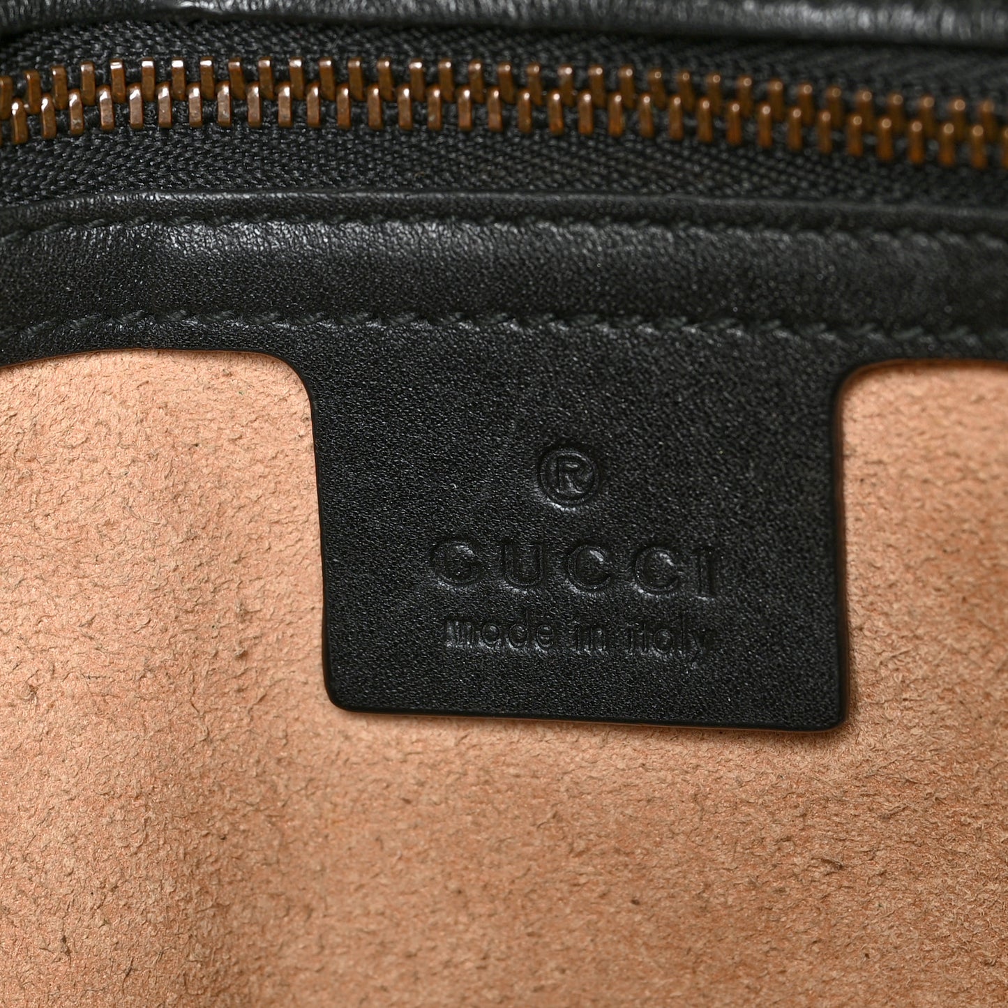 Calfskin Matelasse Medium GG Marmont Shoulder Bag Black