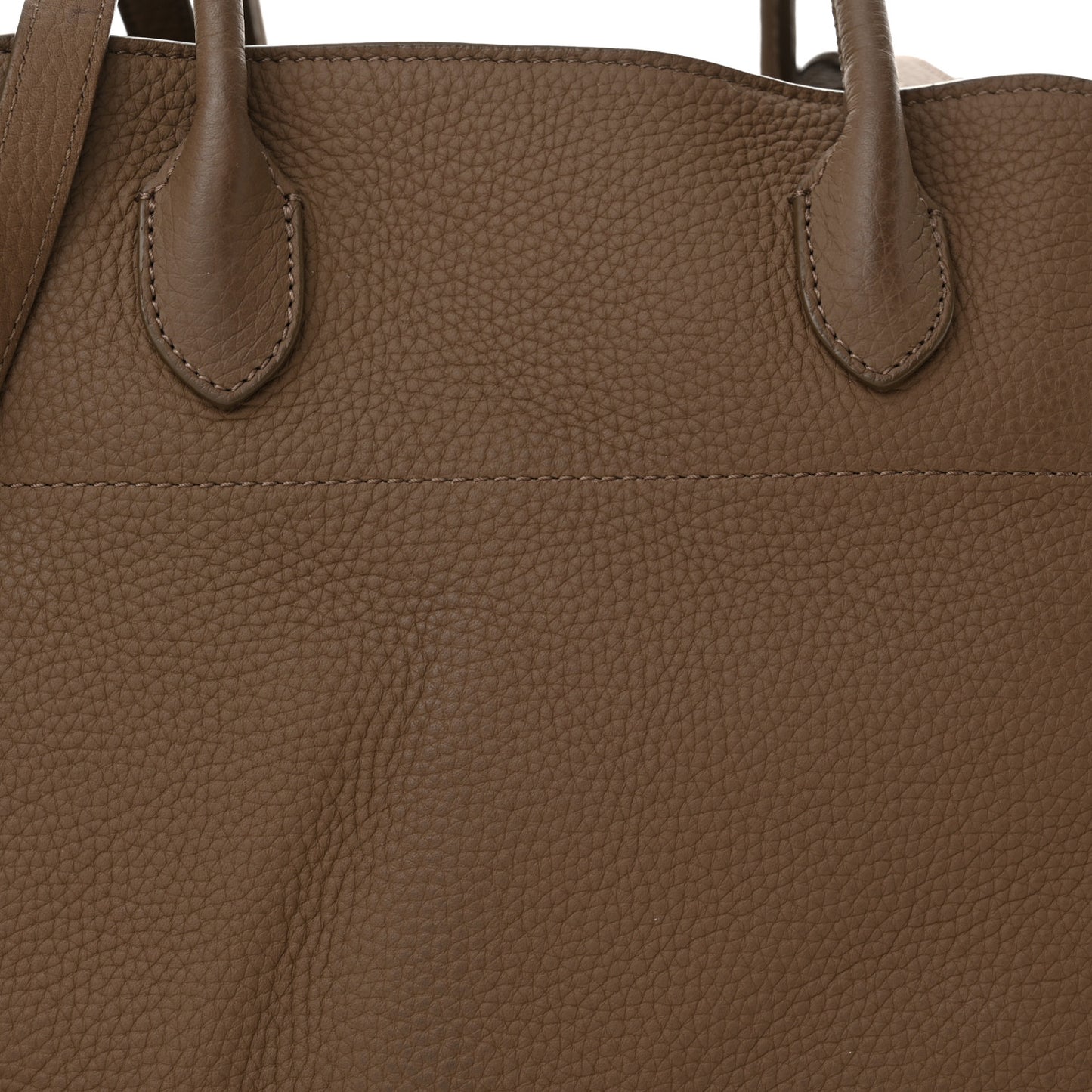 Matte Grained Calfskin Soft Margaux 12 Taupe