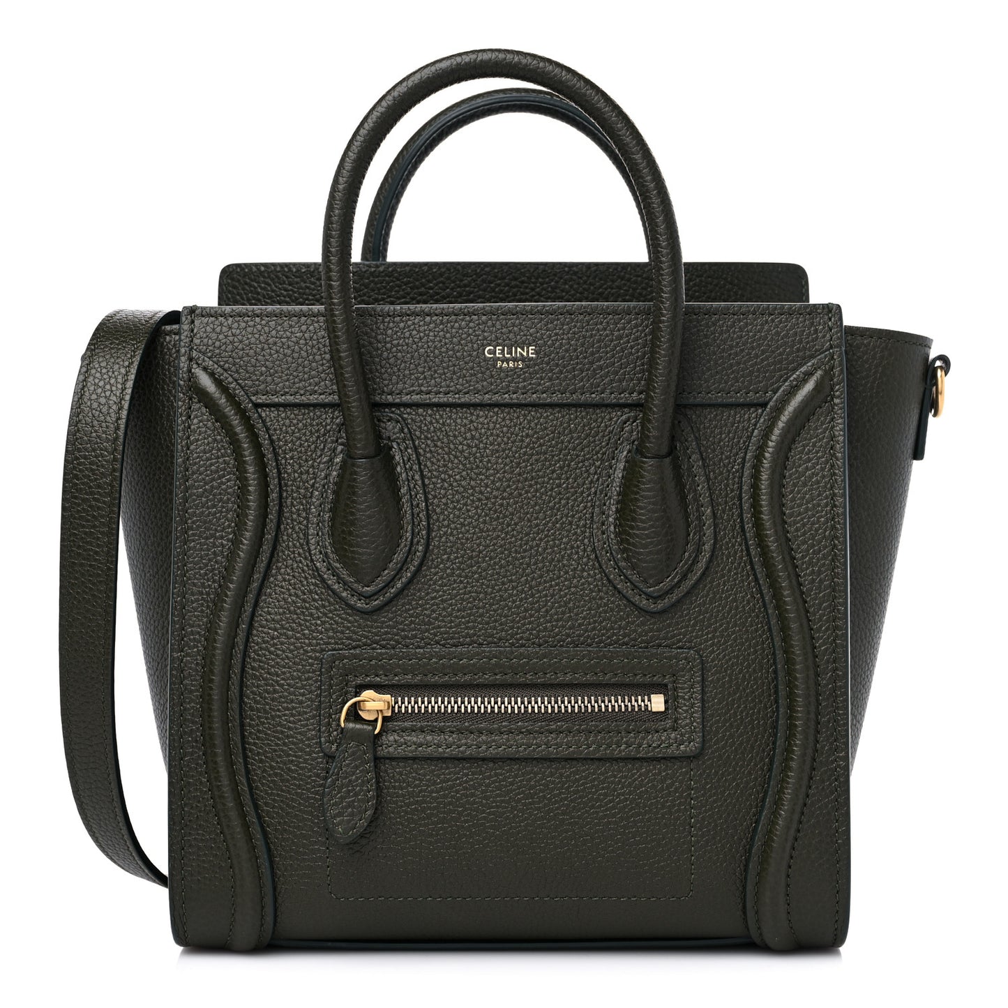 Drummed Calfskin Nano Luggage Amazone