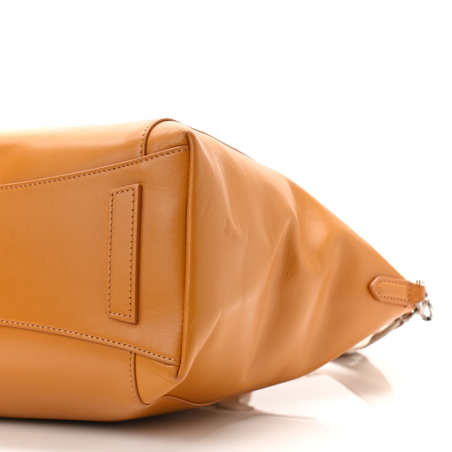 Box Calfskin Small Antigona Sport Top Handle Bag Pumpkin