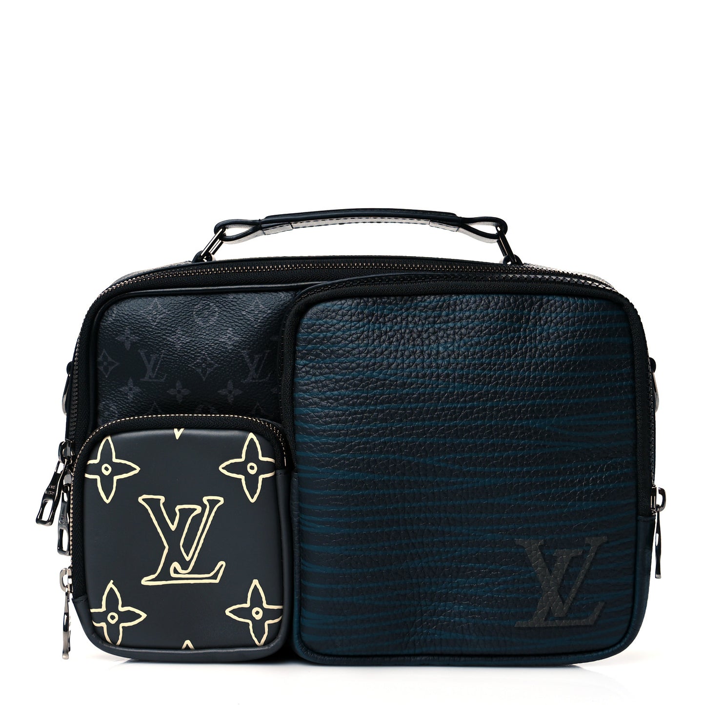 Monogram Eclipse Patchwork Multipocket Messenger