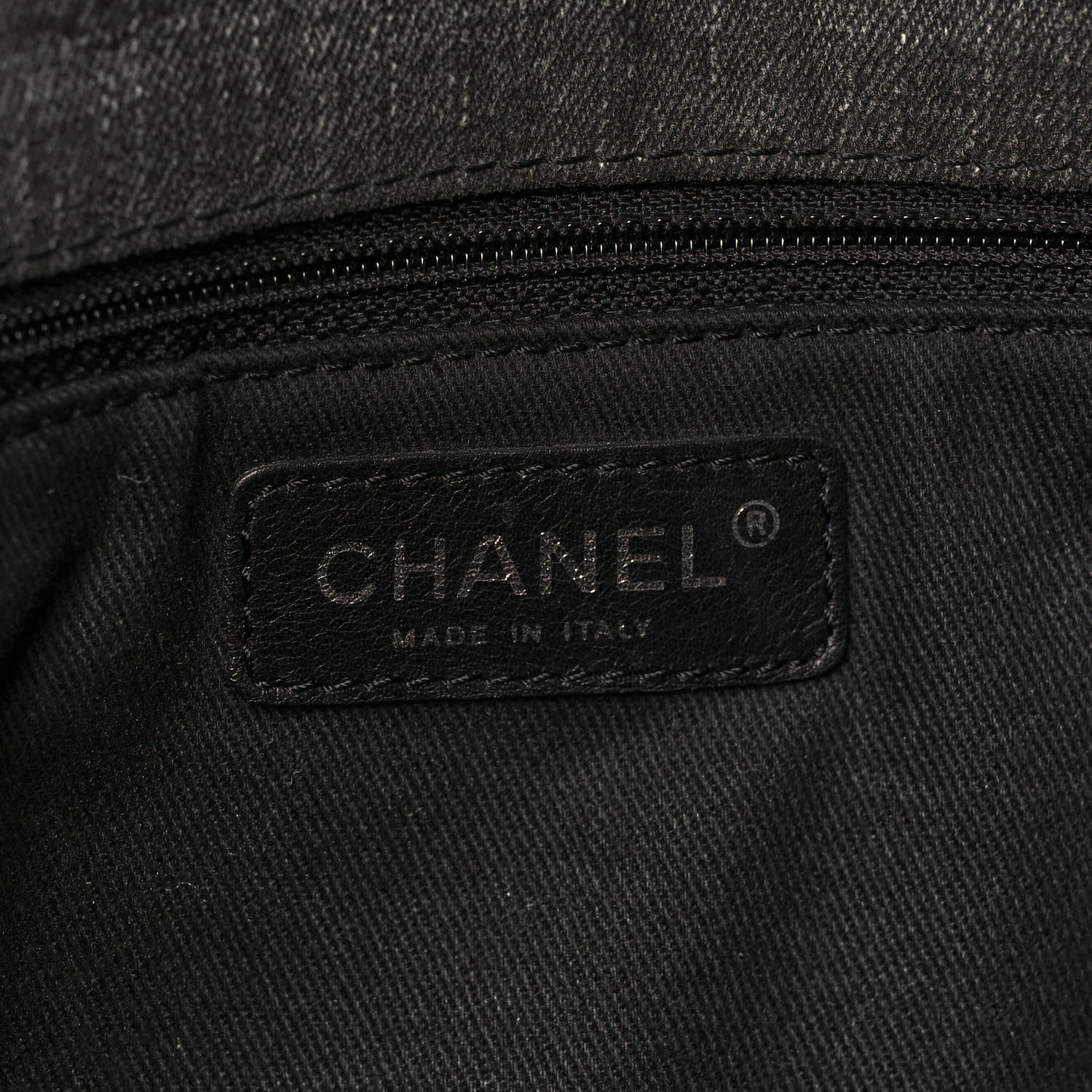 Chanel Denim Quilted XXL Reissue Flap Grey 6 of 11