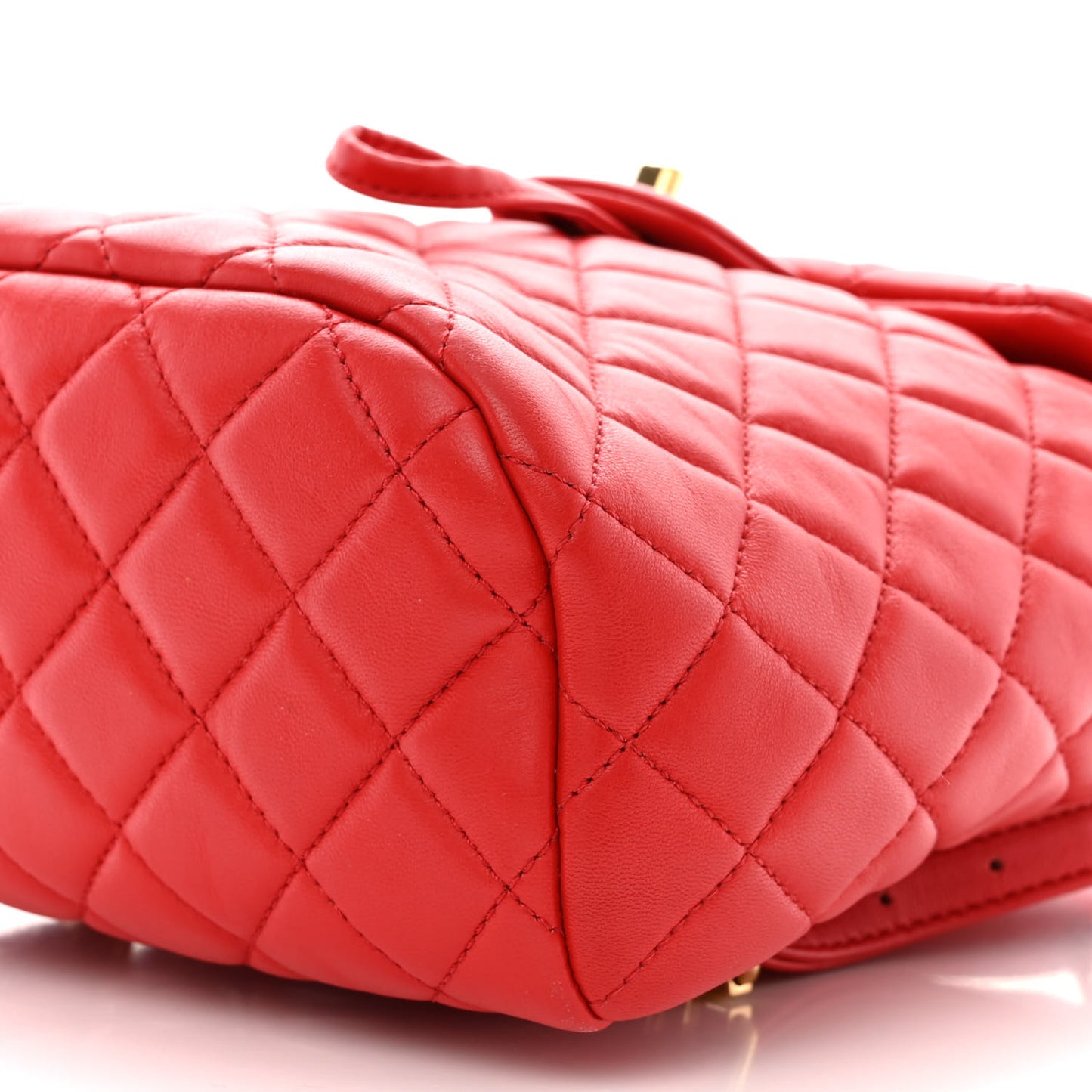 Calfskin Quilted Mini Urban Spirit Backpack Red