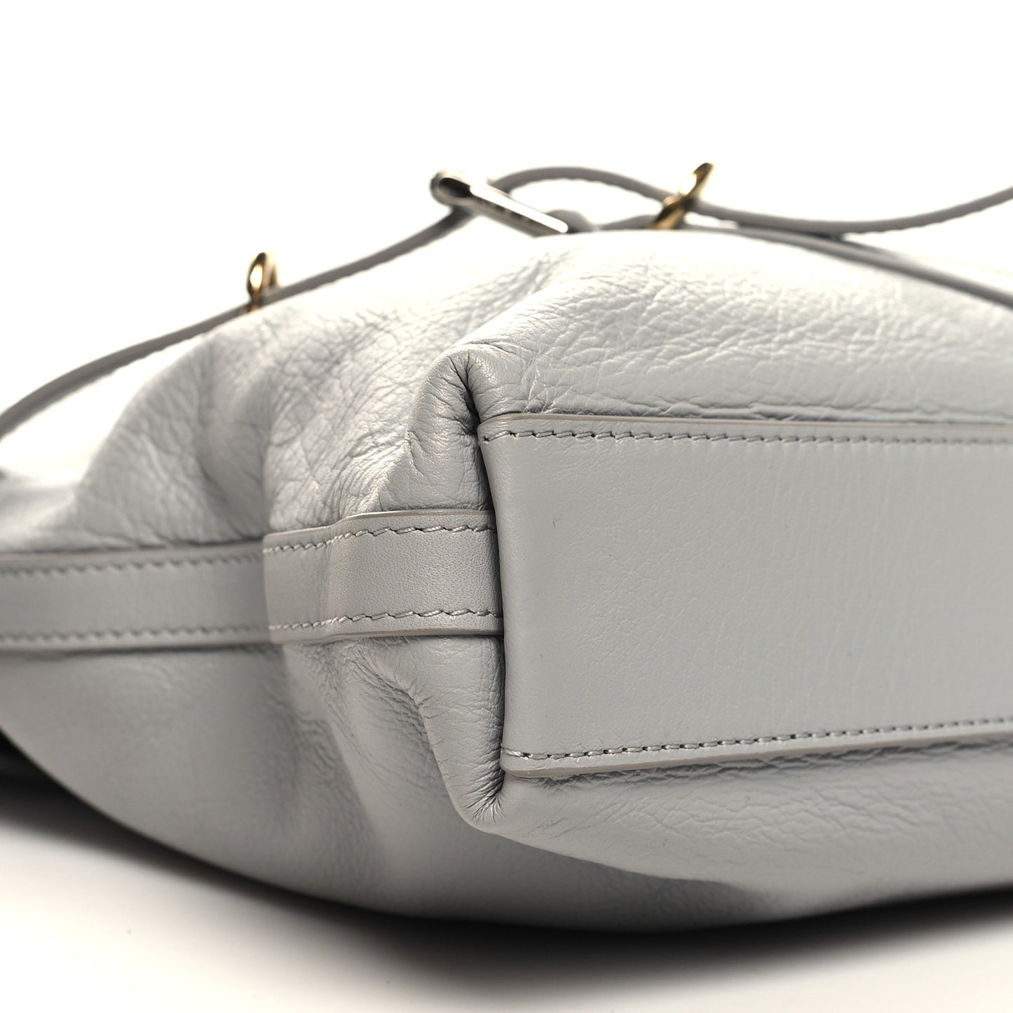 Calfskin Medium Voyou Bag Light Grey