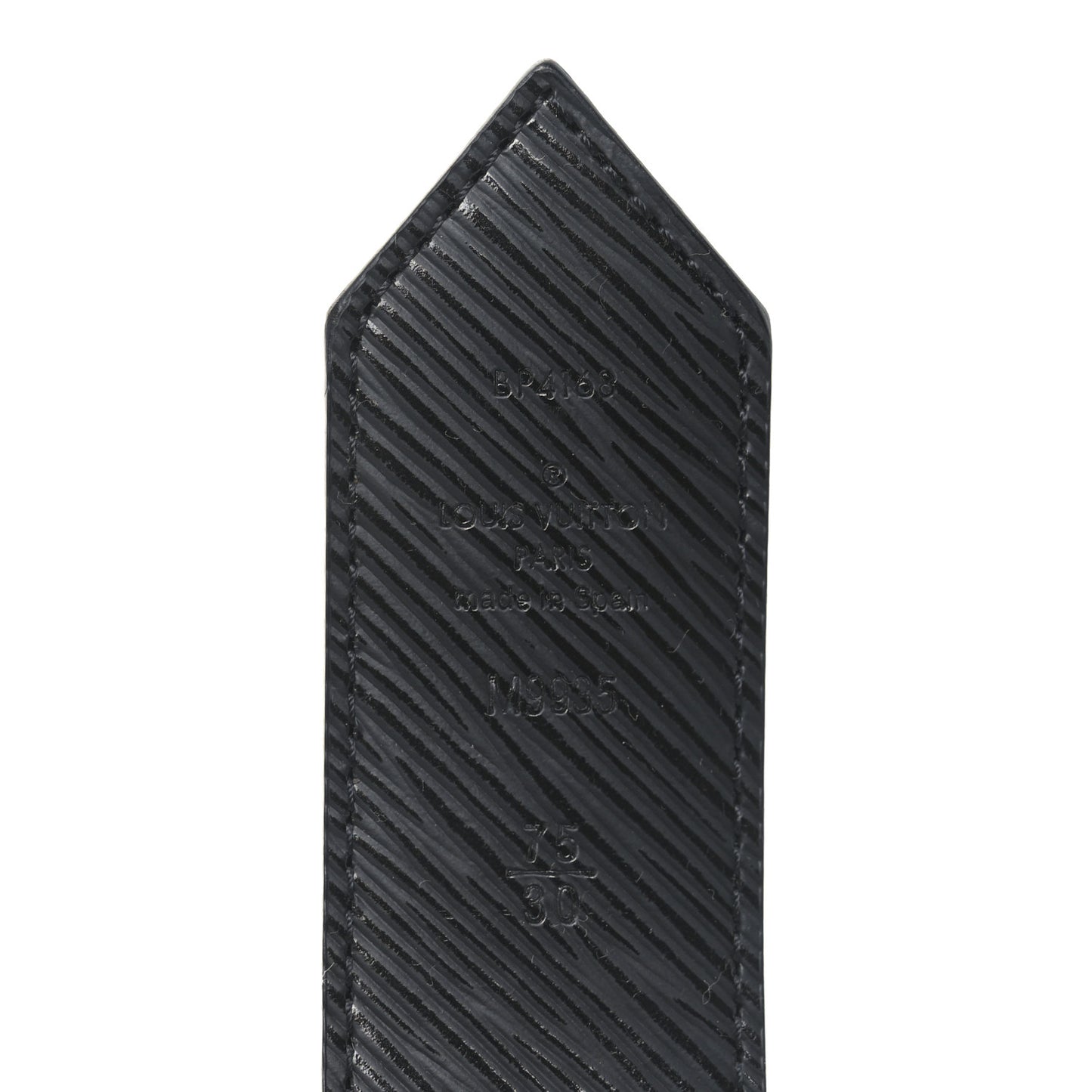 Monogram Epi 35mm LV Circle Reversible Belt 75 30 Black