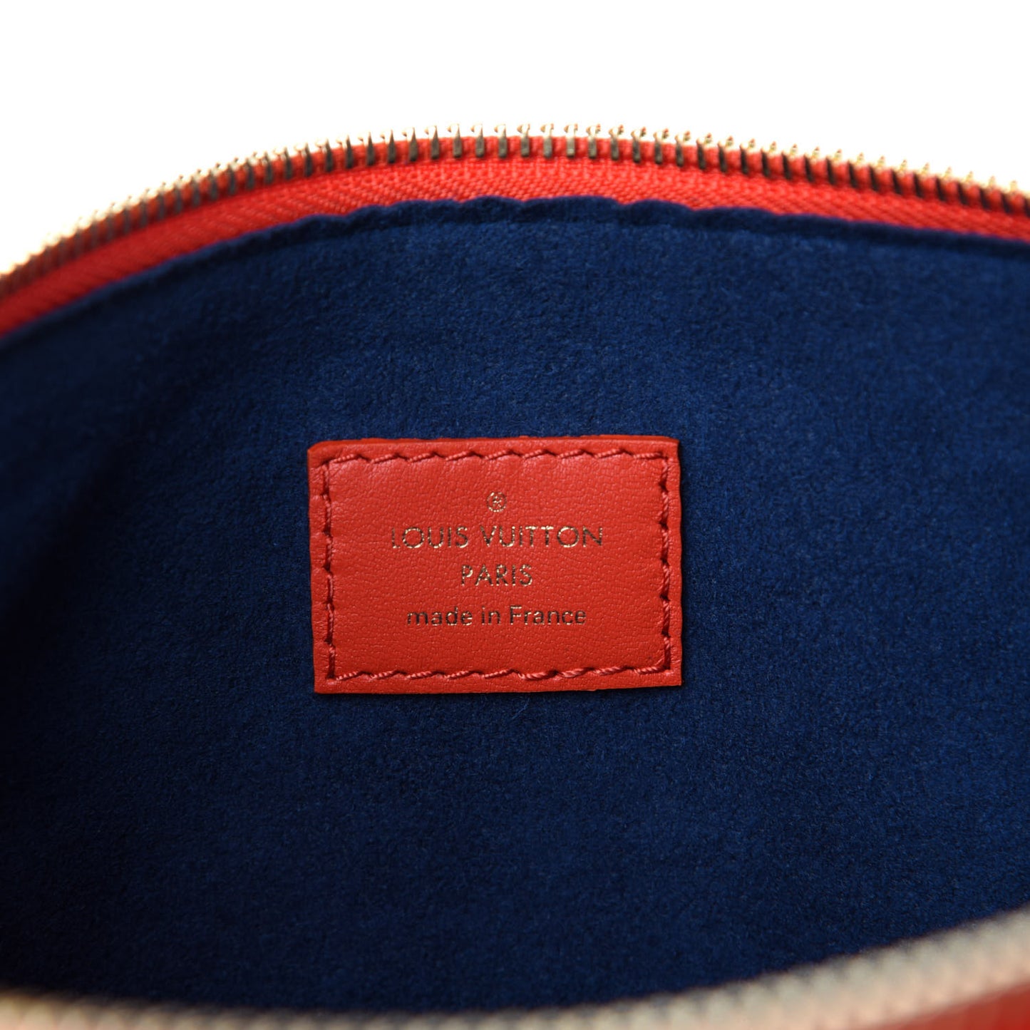Lambskin Embossed Monogram Coussin PM Red