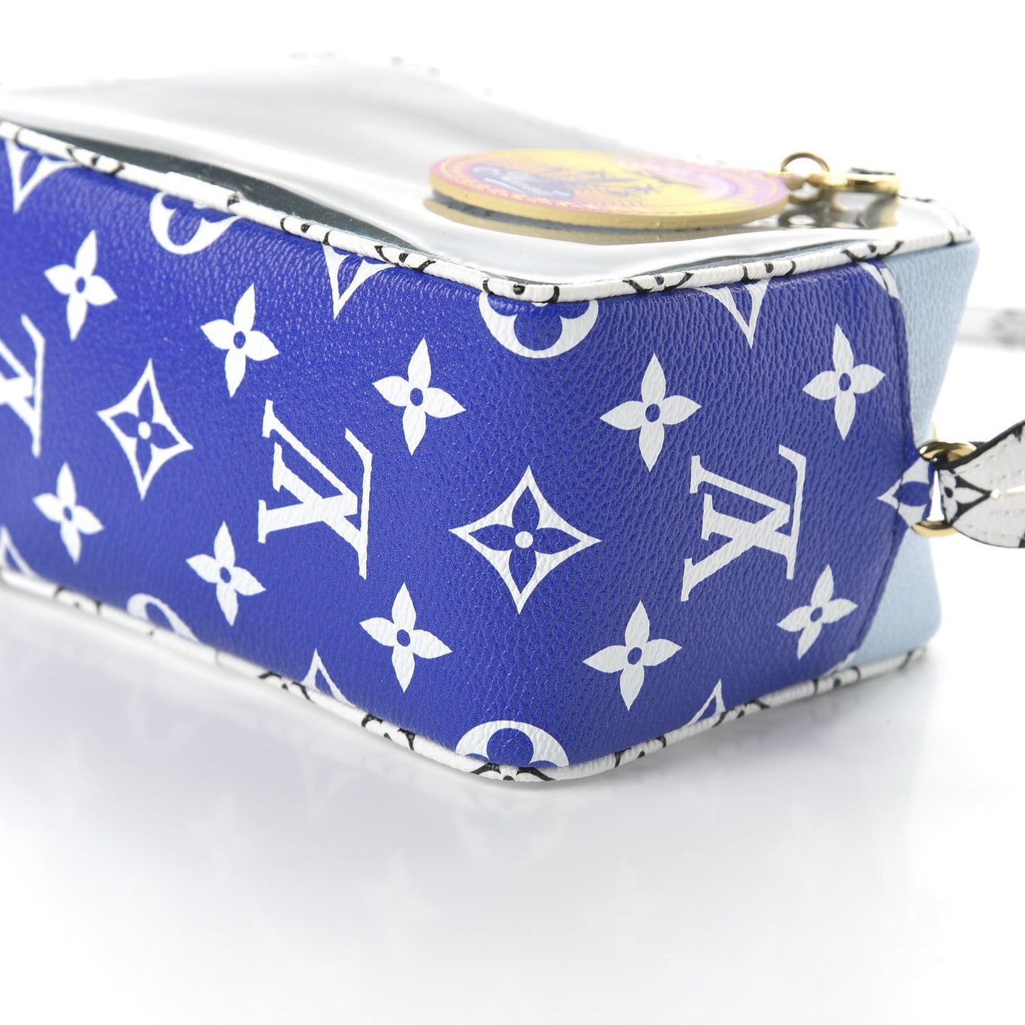 Monogram Giant Hawaii Beach Pouch Blue