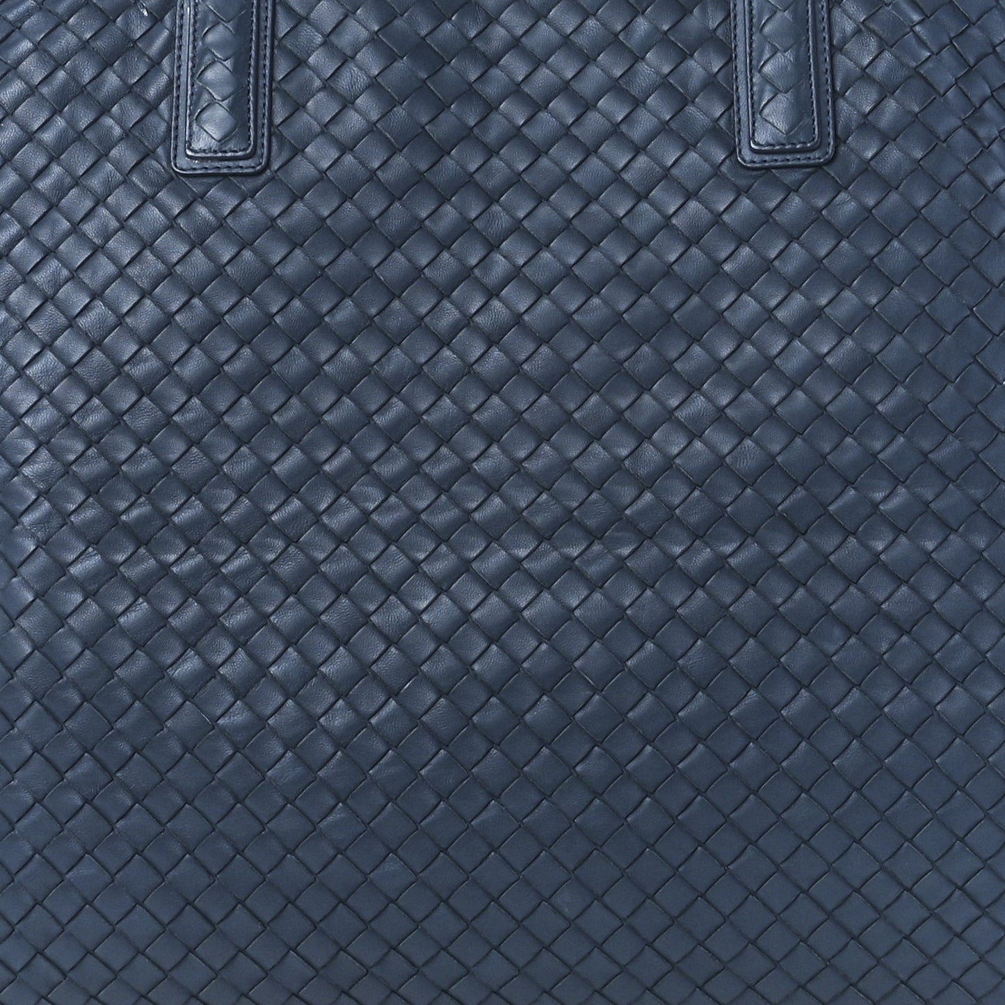 Nappa Intrecciato Maxi Convertible Tote Baltic Blue
