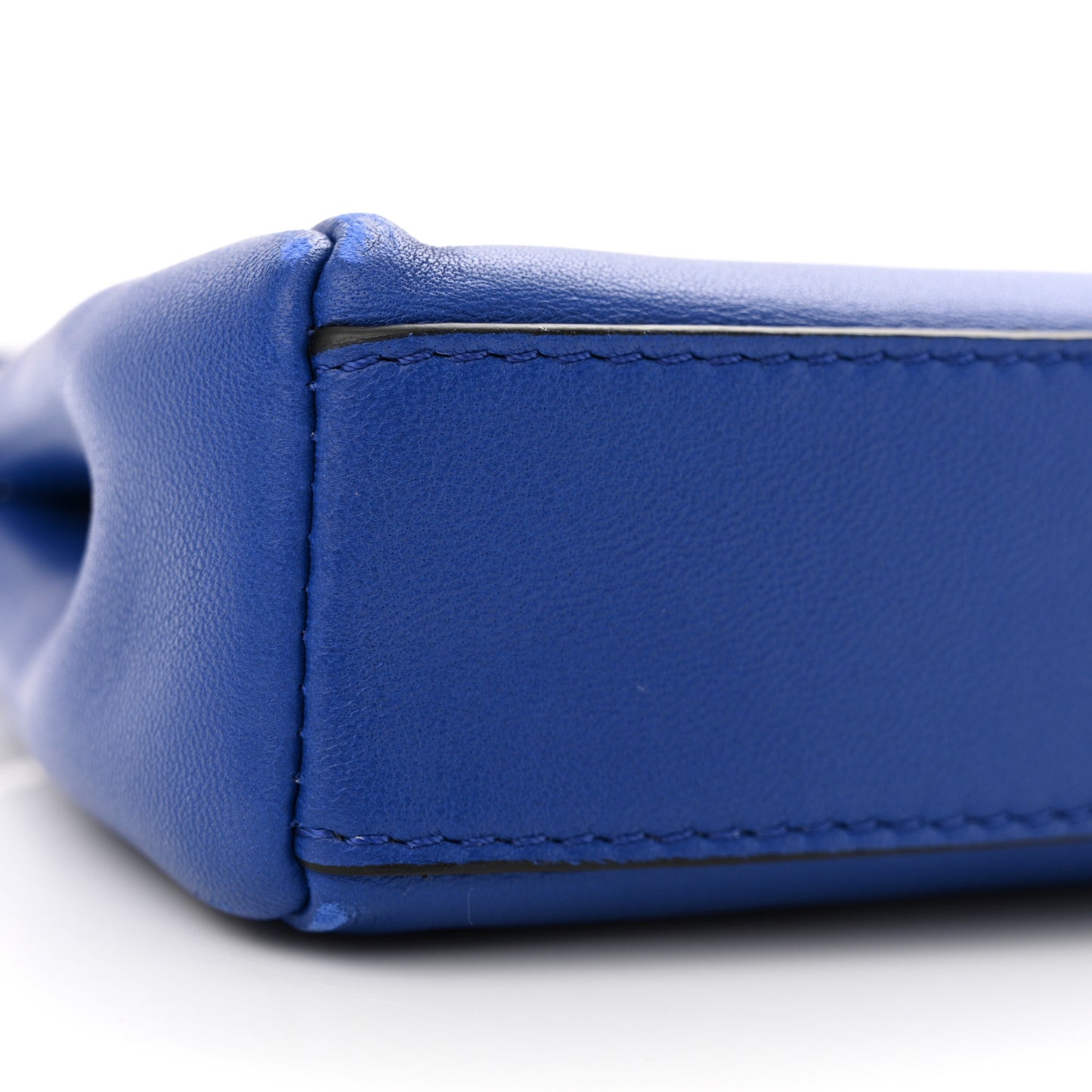Shiny Nappa Micro Peekaboo Iconic Satchel Bleuette