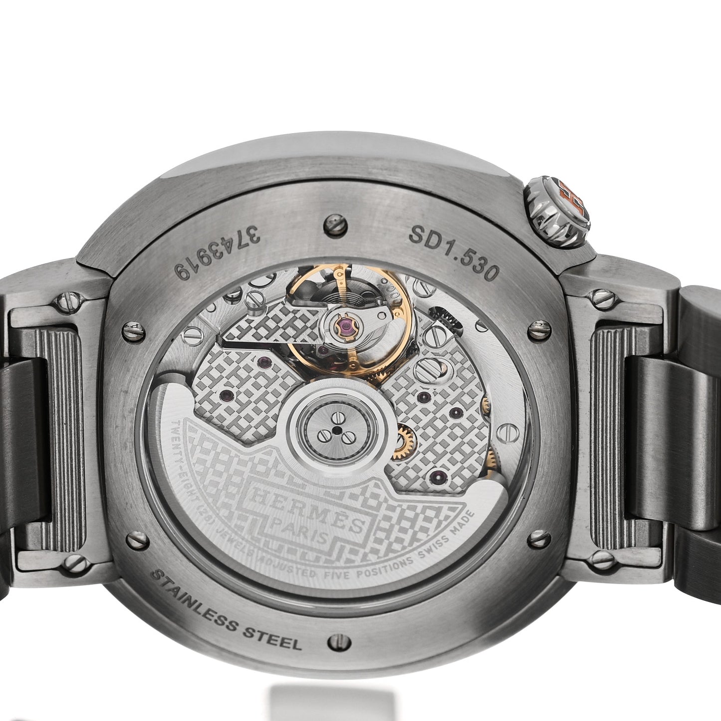 Stainless Steel Diamond Bezel 36mm Cut Automatic Watch