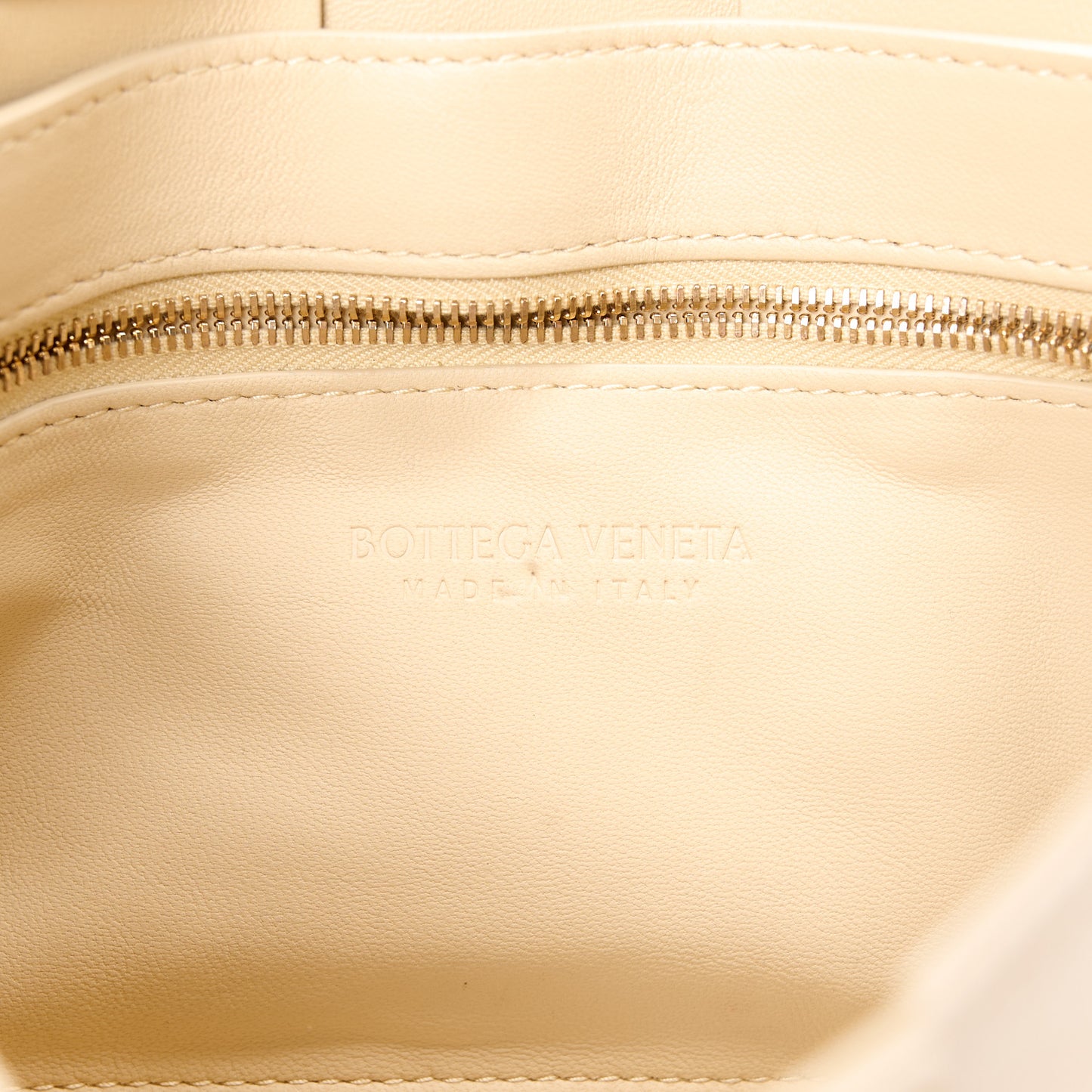 Patent Maxi Intrecciato Cassette Crossbody Bag Beige