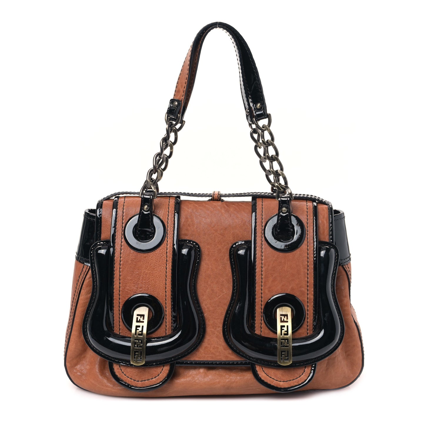 Nappa Patent B Bag Osso Black