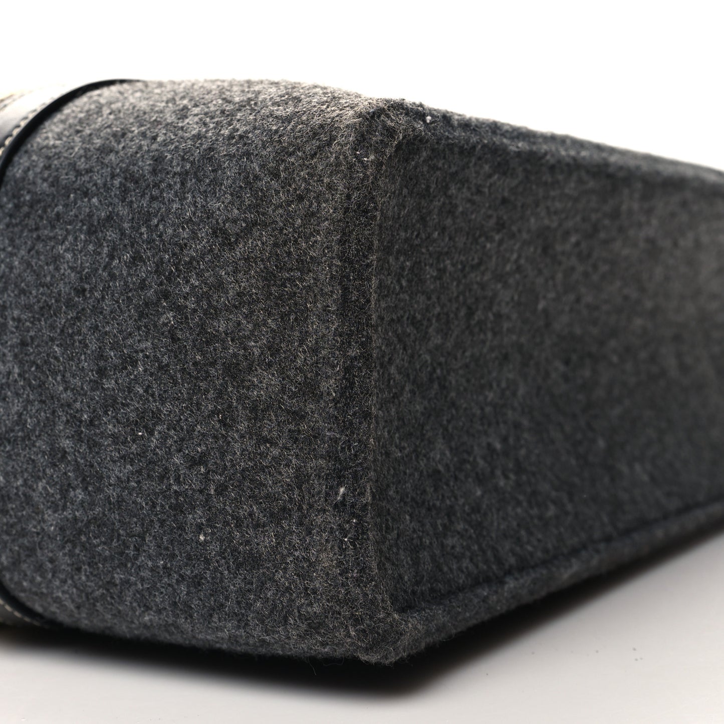 Felt Large Woody Ribbon Tote Cashmere Grey