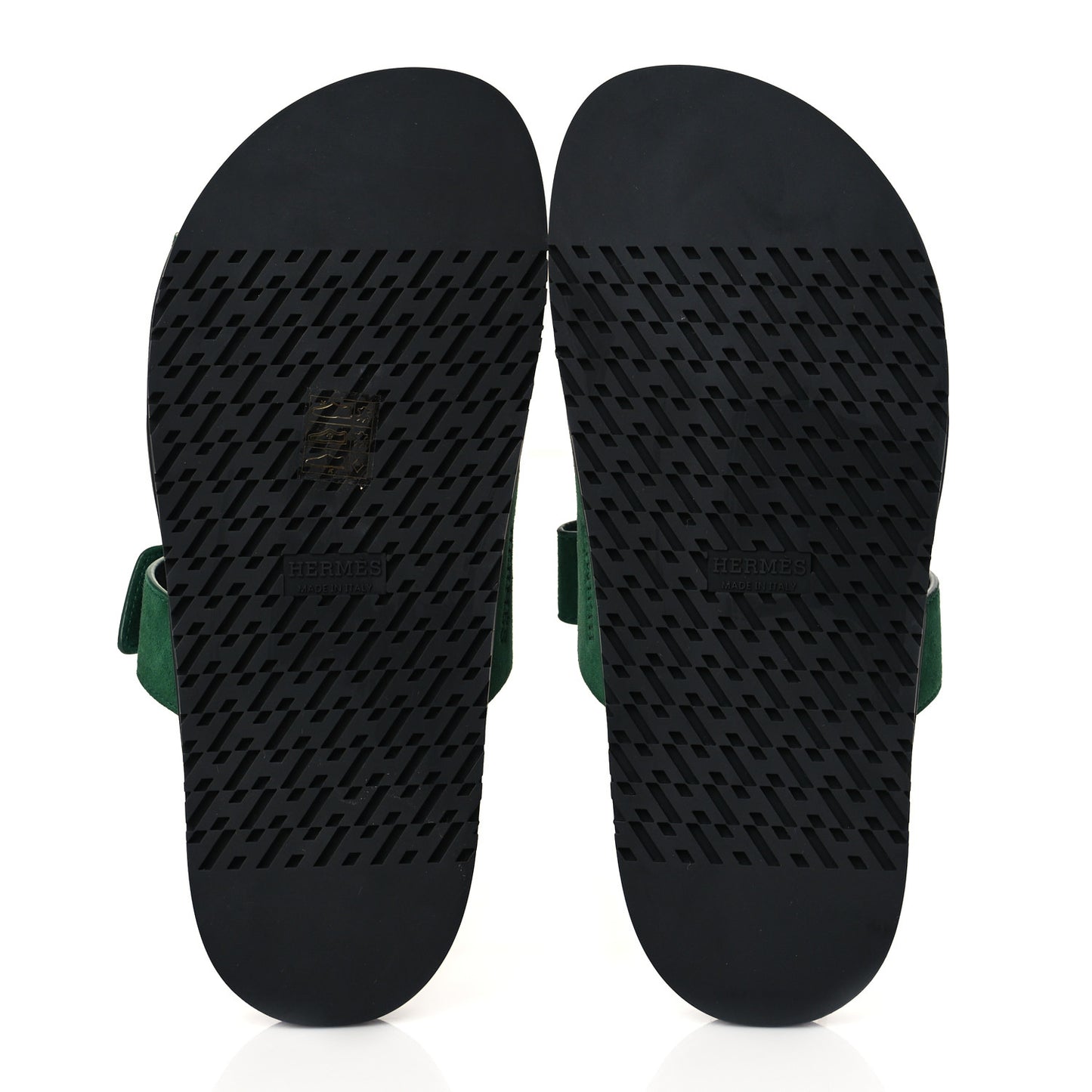 Suede Goatskin Womens Chypre Sandals 38 Vert Electrique