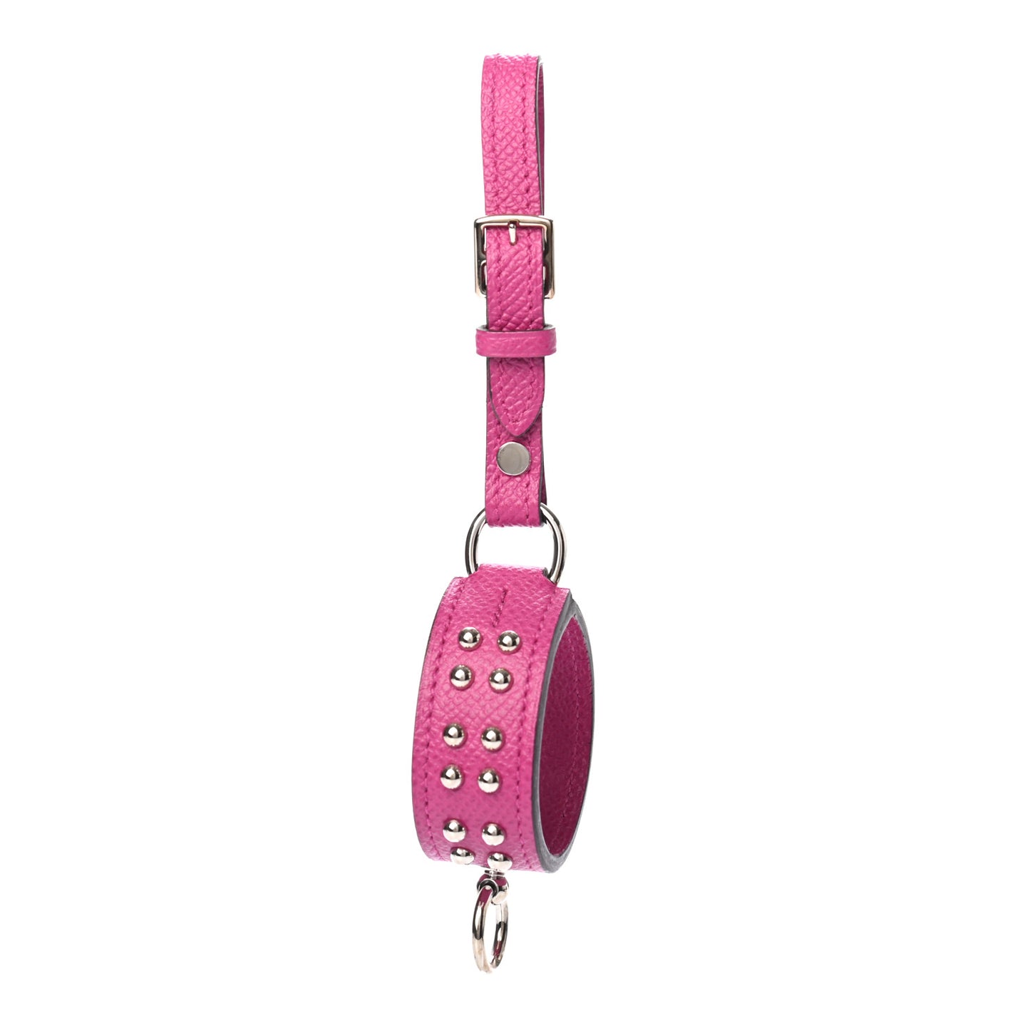 Epsom Collier de Chien Anneau Key Holder Rose Pourpre