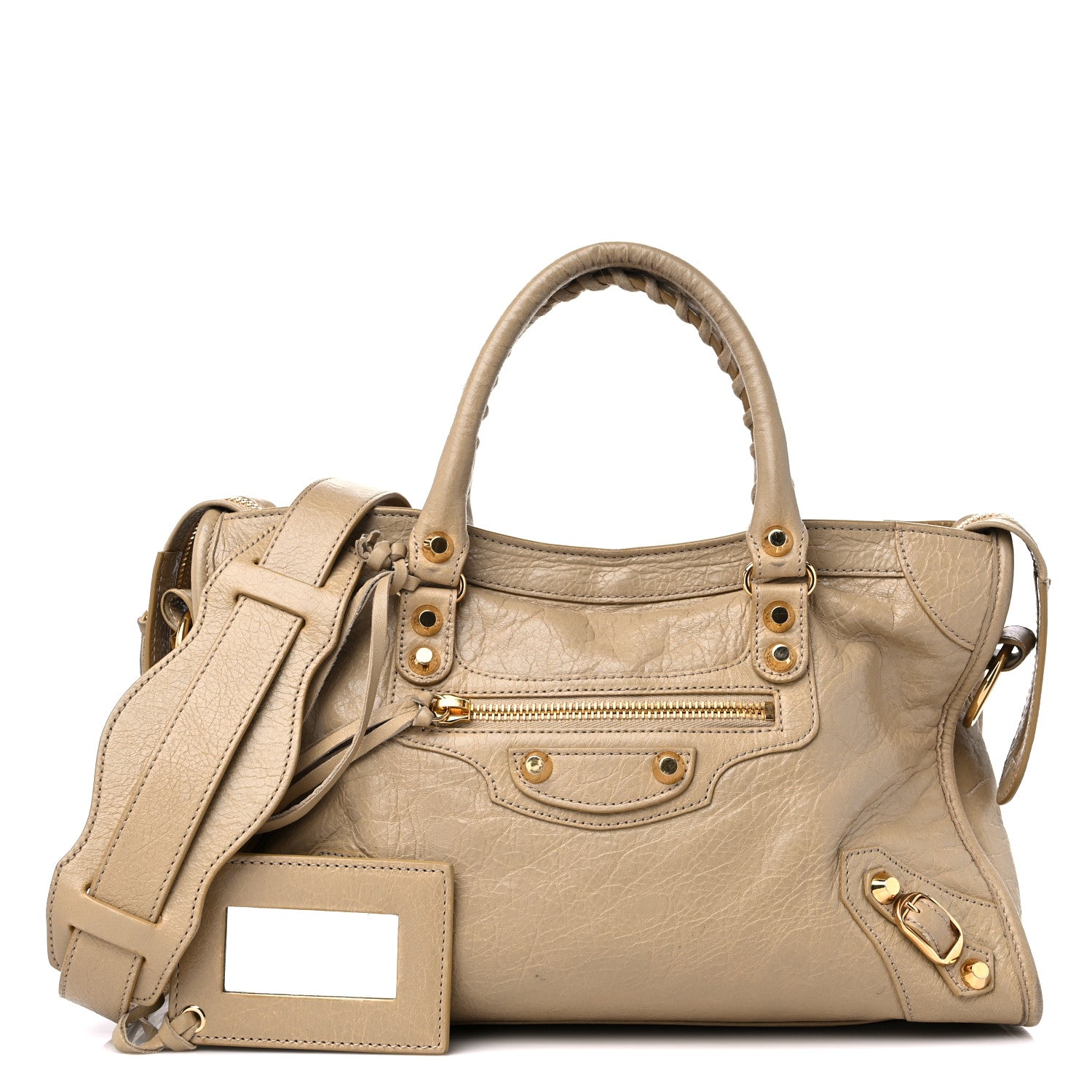 Balenciaga Agneau Classic Gold Hardware S City Beige Sable 1 of 16