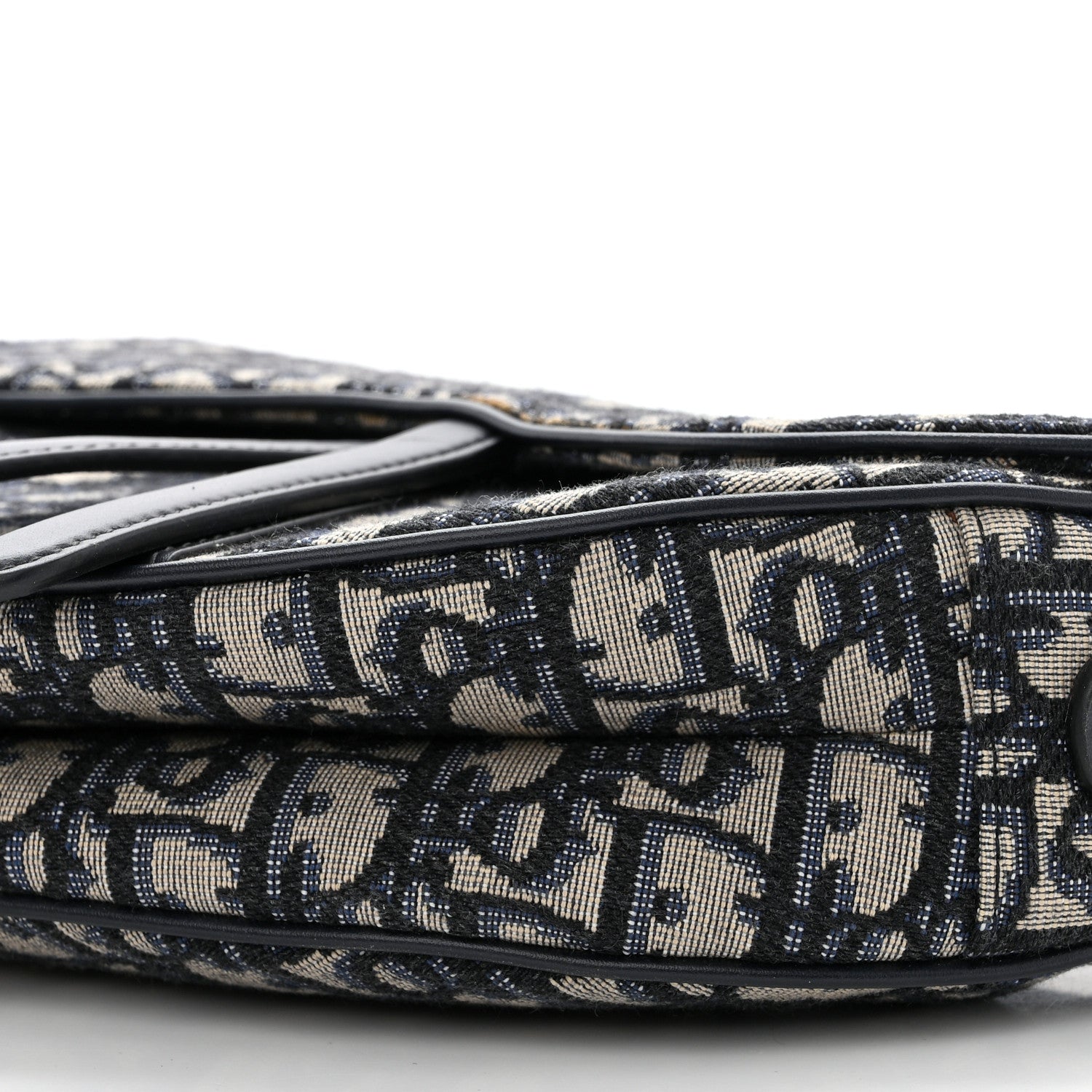 Christian Dior CHRISTIAN DIOR Oblique Saddle Bag Blue 10 of 11