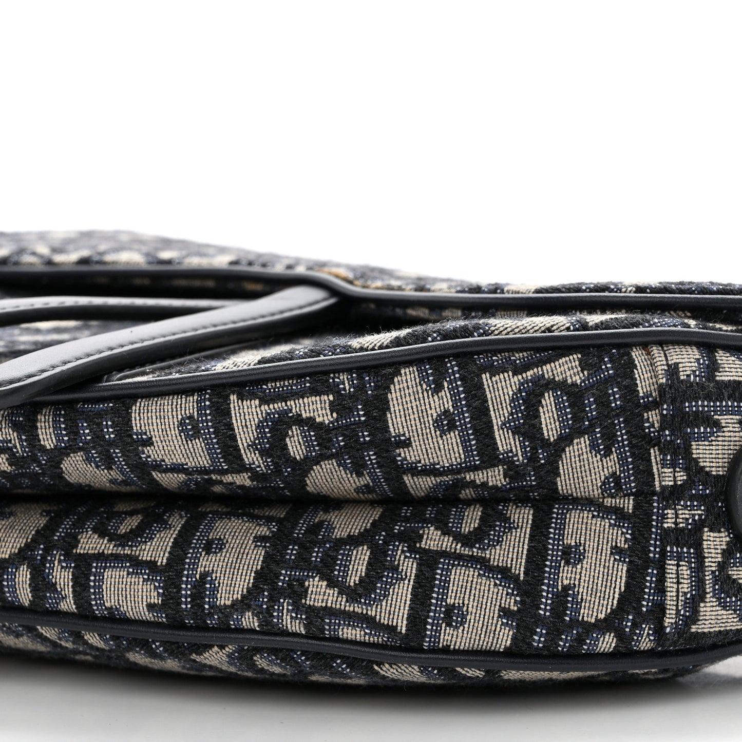 CHRISTIAN DIOR Oblique Saddle Bag Blue