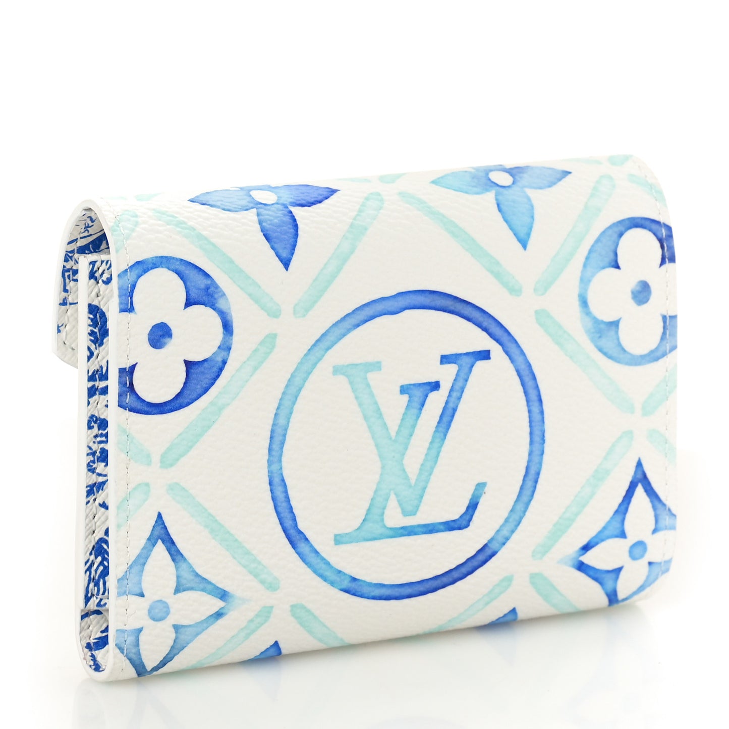 Monogram Tiles By The Pool Victorine Wallet Blue