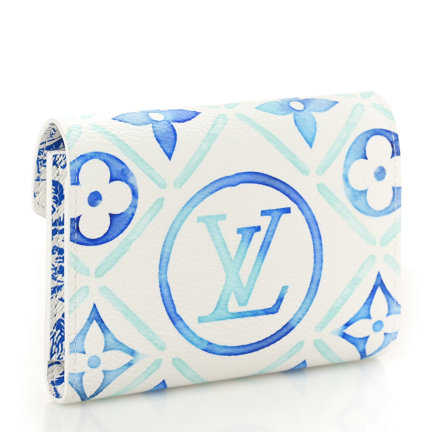Louis Vuitton Monogram Tiles By The Pool Victorine Wallet Blue 3 of 8