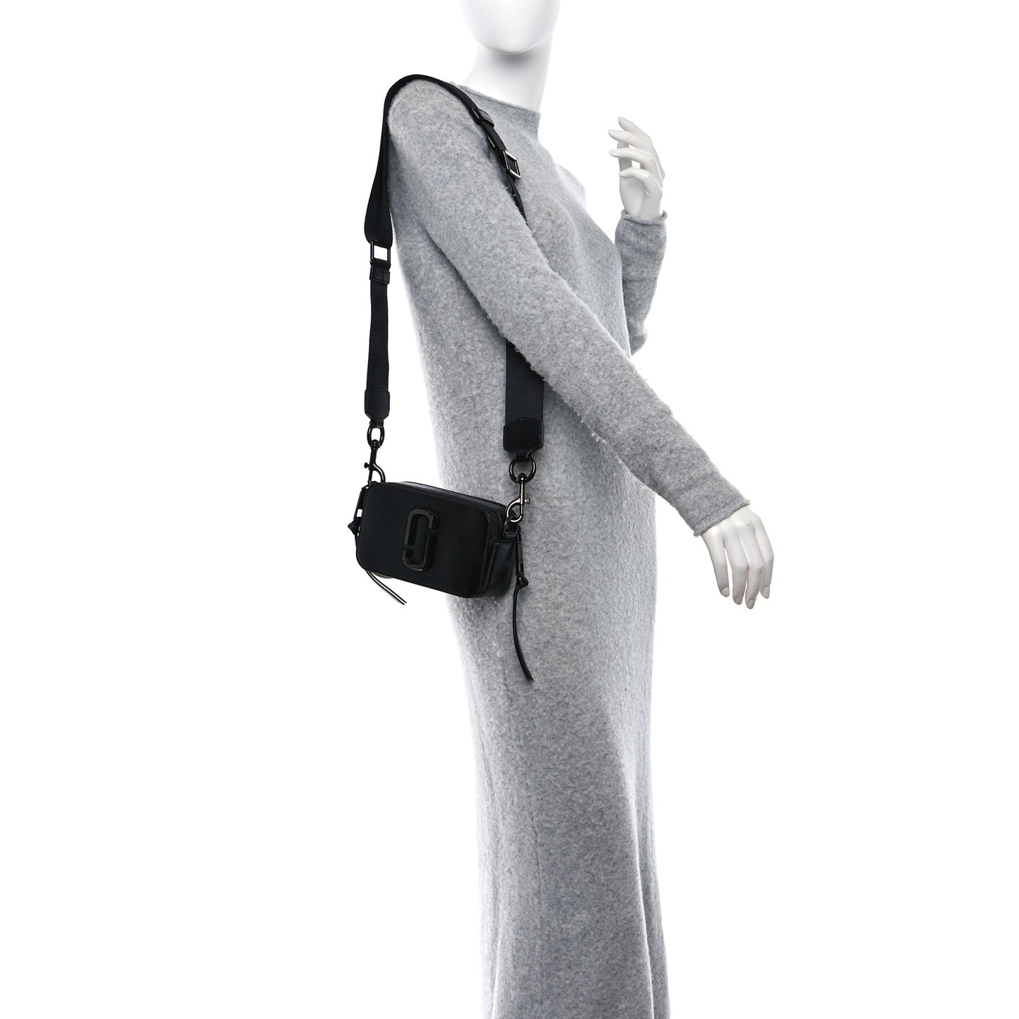 Saffiano Snapshot Camera Bag Black