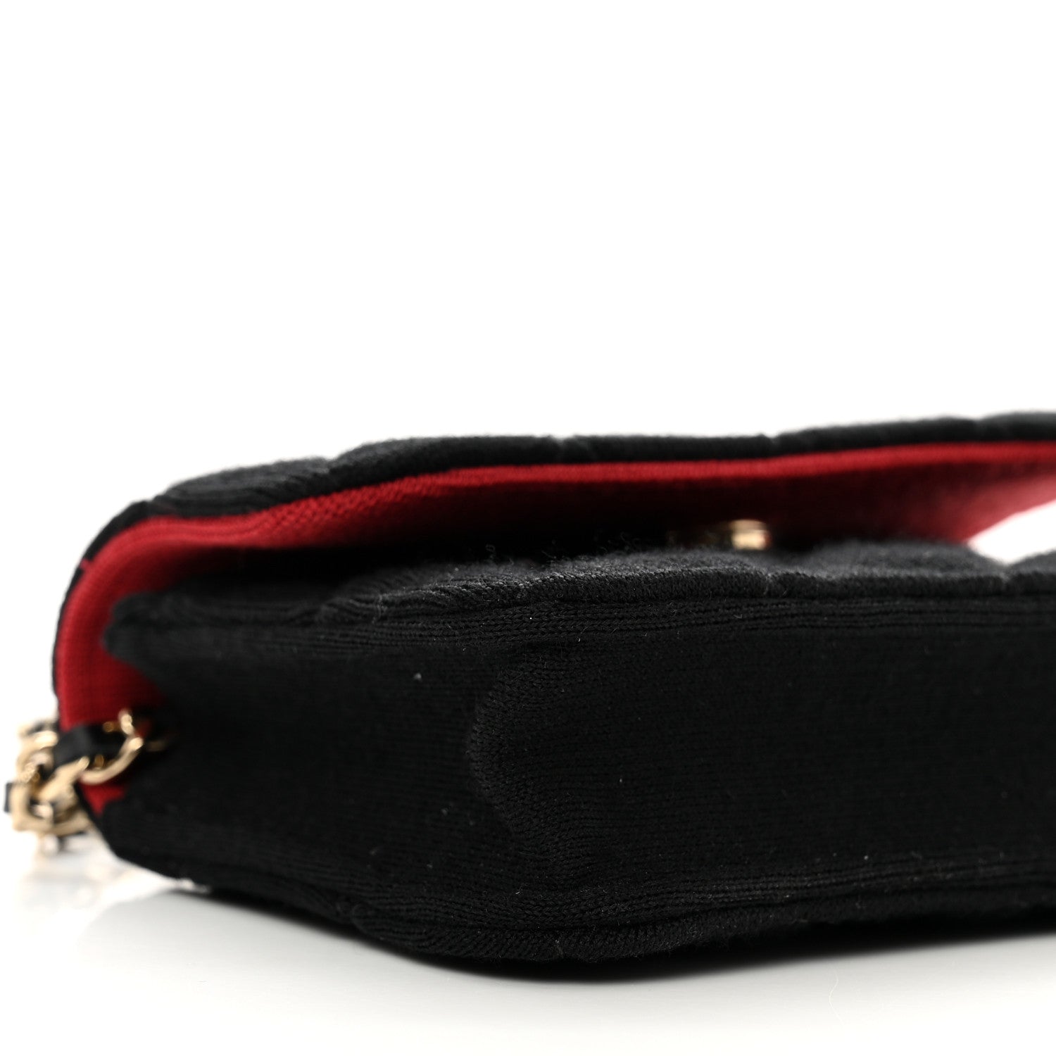 Chanel Jersey Quilted Micro Mini Flap Black 8 of 11