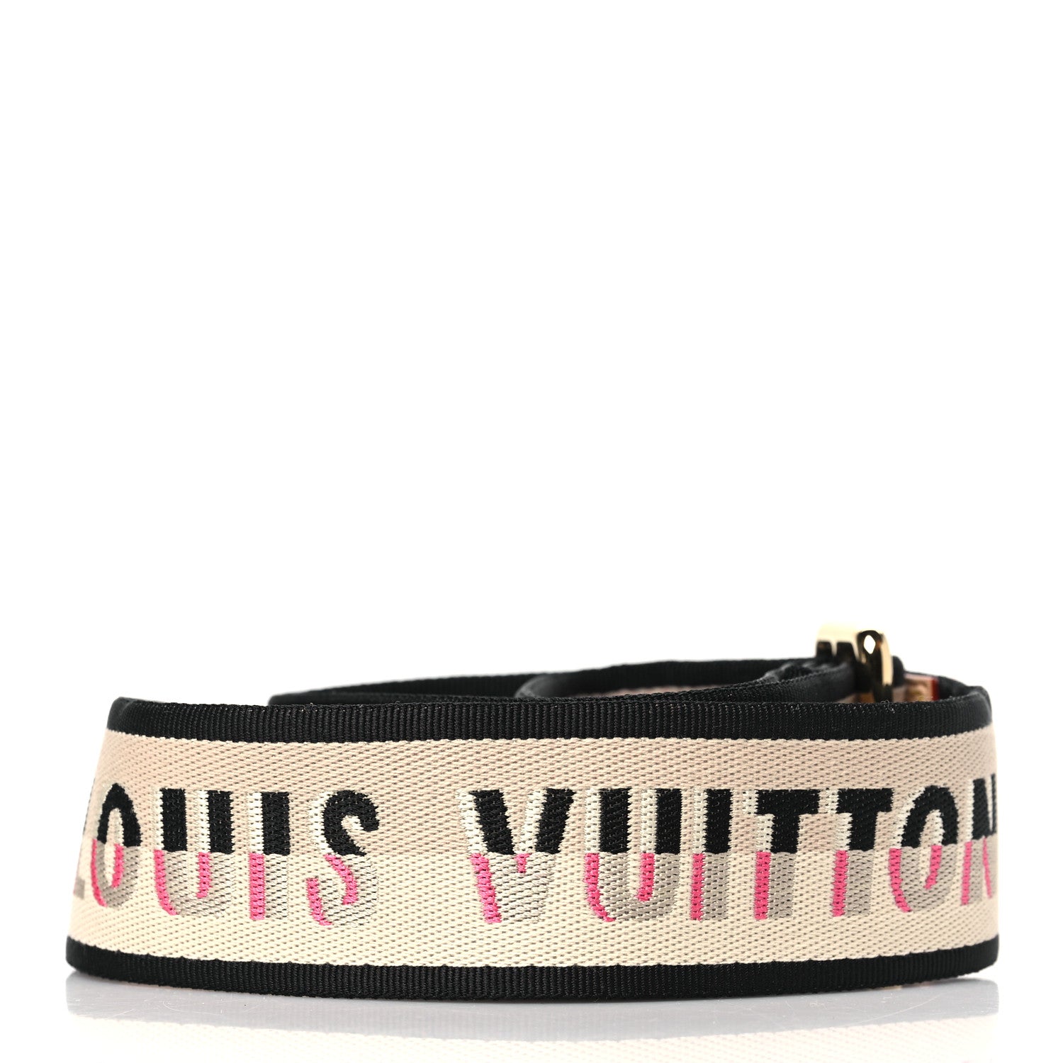 Louis Vuitton Jacquard Speedy Bandouliere 20 Shoulder Strap Black 2 of 4