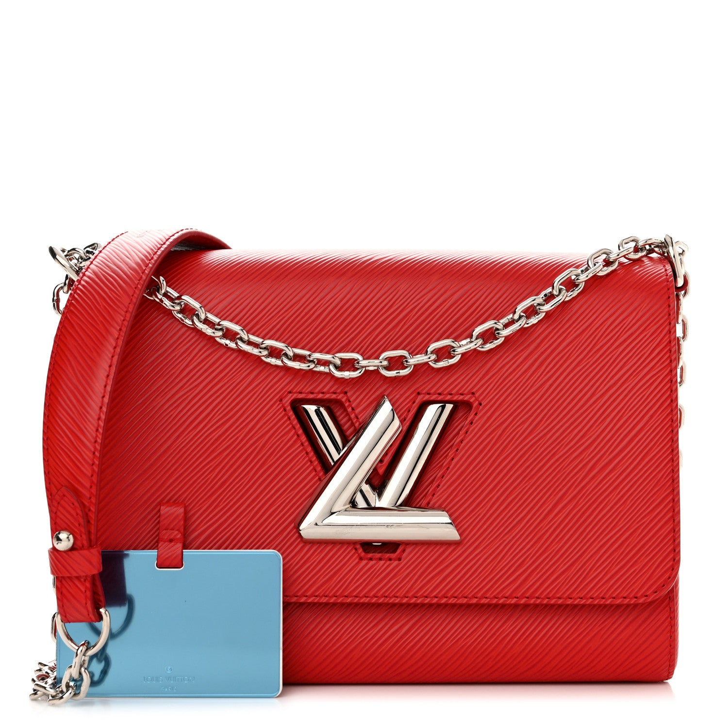 Louis Vuitton Epi Twist Shoulder Bag MM Coquelicot 1 of 9