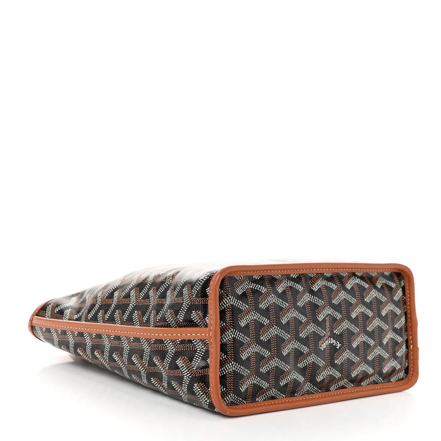 Goyardine Reversible Mini Anjou Black Gold