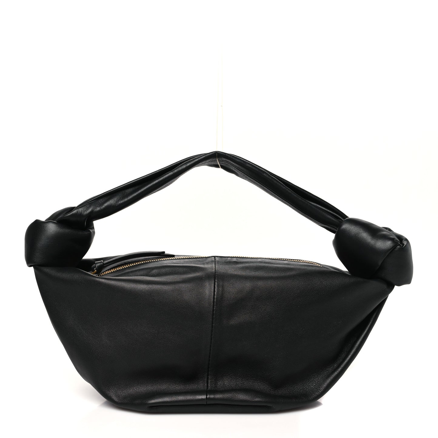 Calfskin Mini Double Knot Bag Black