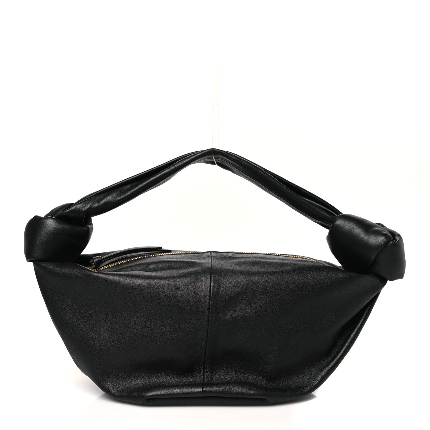 Bottega Veneta Calfskin Mini Double Knot Bag Black 1 of 9