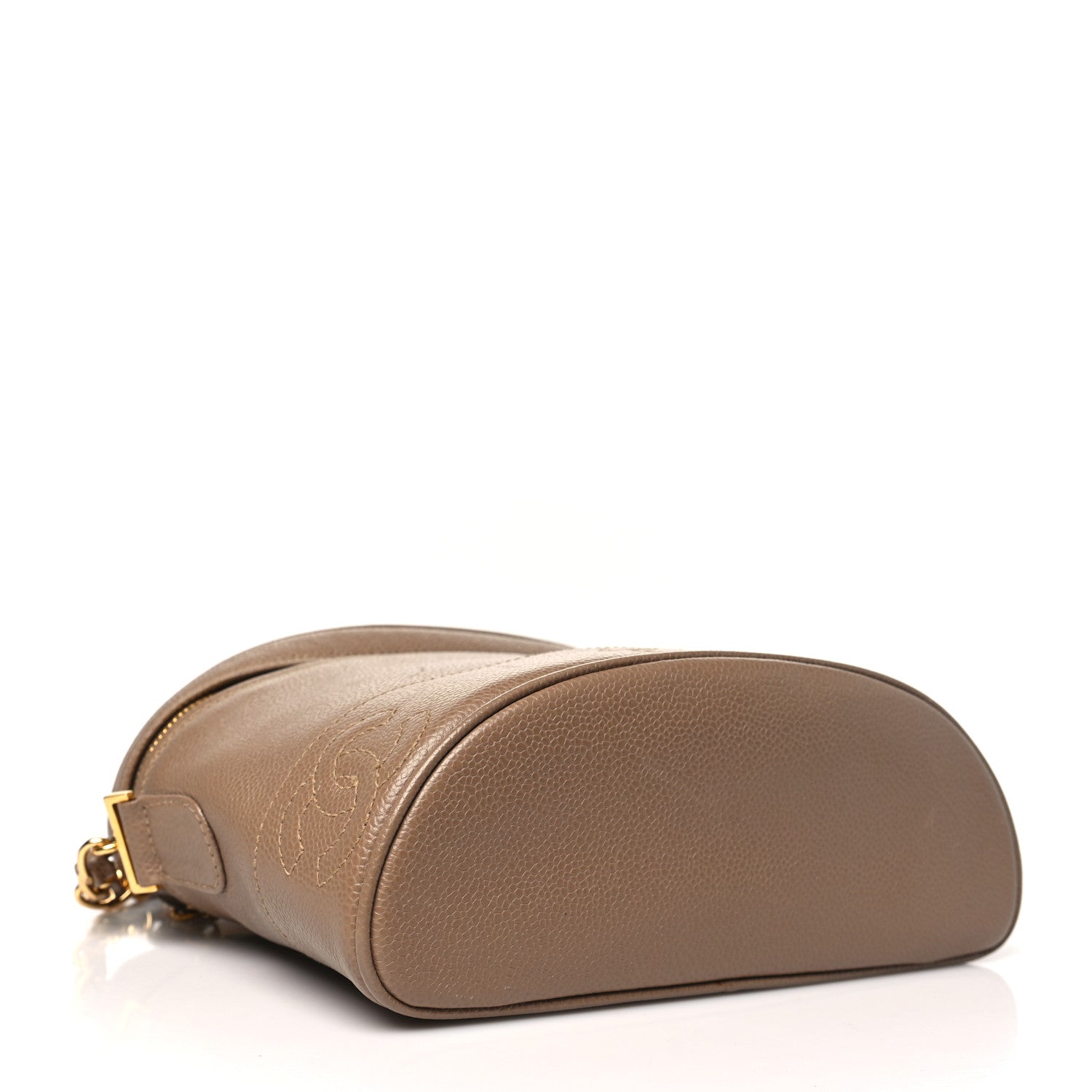 Chanel Caviar Vanity Shoulder Bag Beige 4 of 11