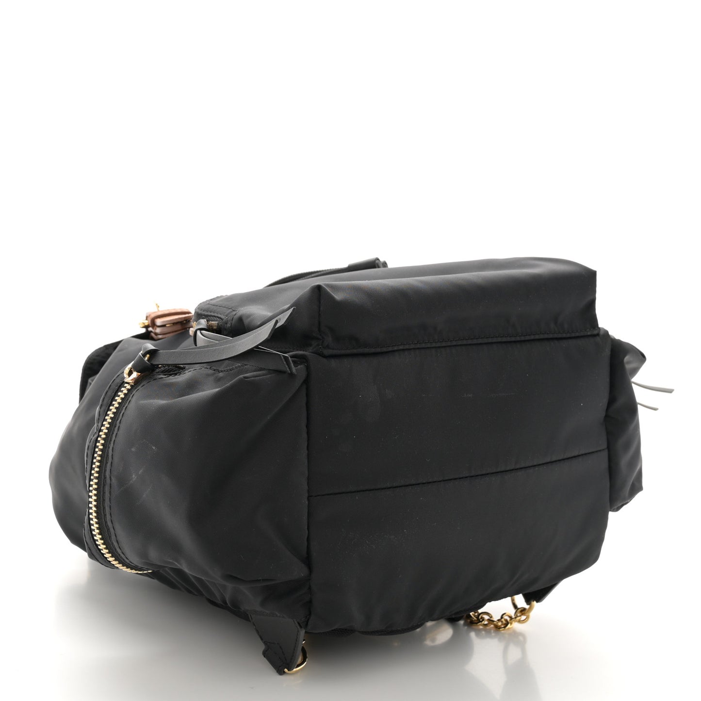 Nylon Medium Rucksack Backpack Black