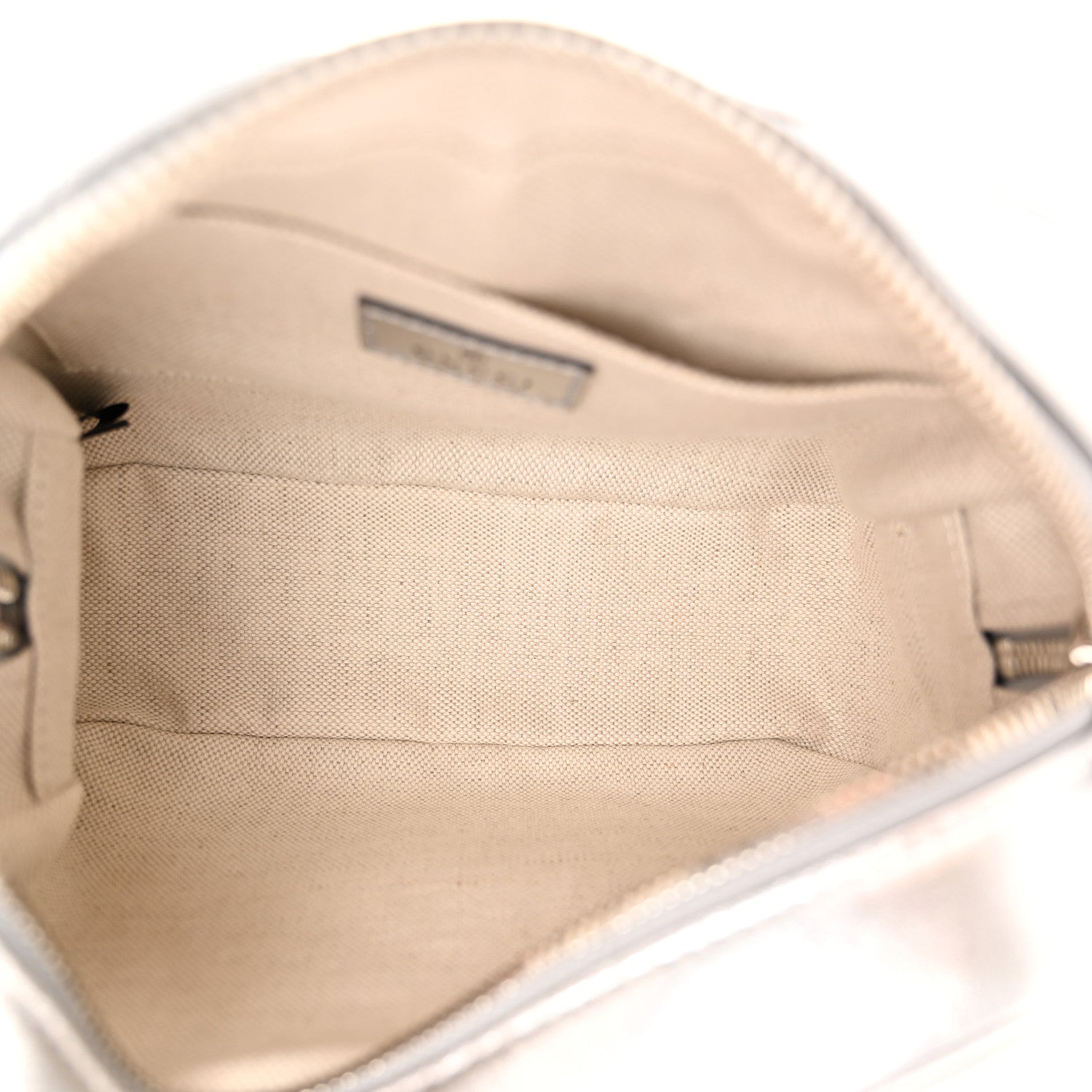Gucci Metallic Sakai Be Green Calfskin Diagonal Stitched Small Blondie Shoulder Bag Silver 5 of 10