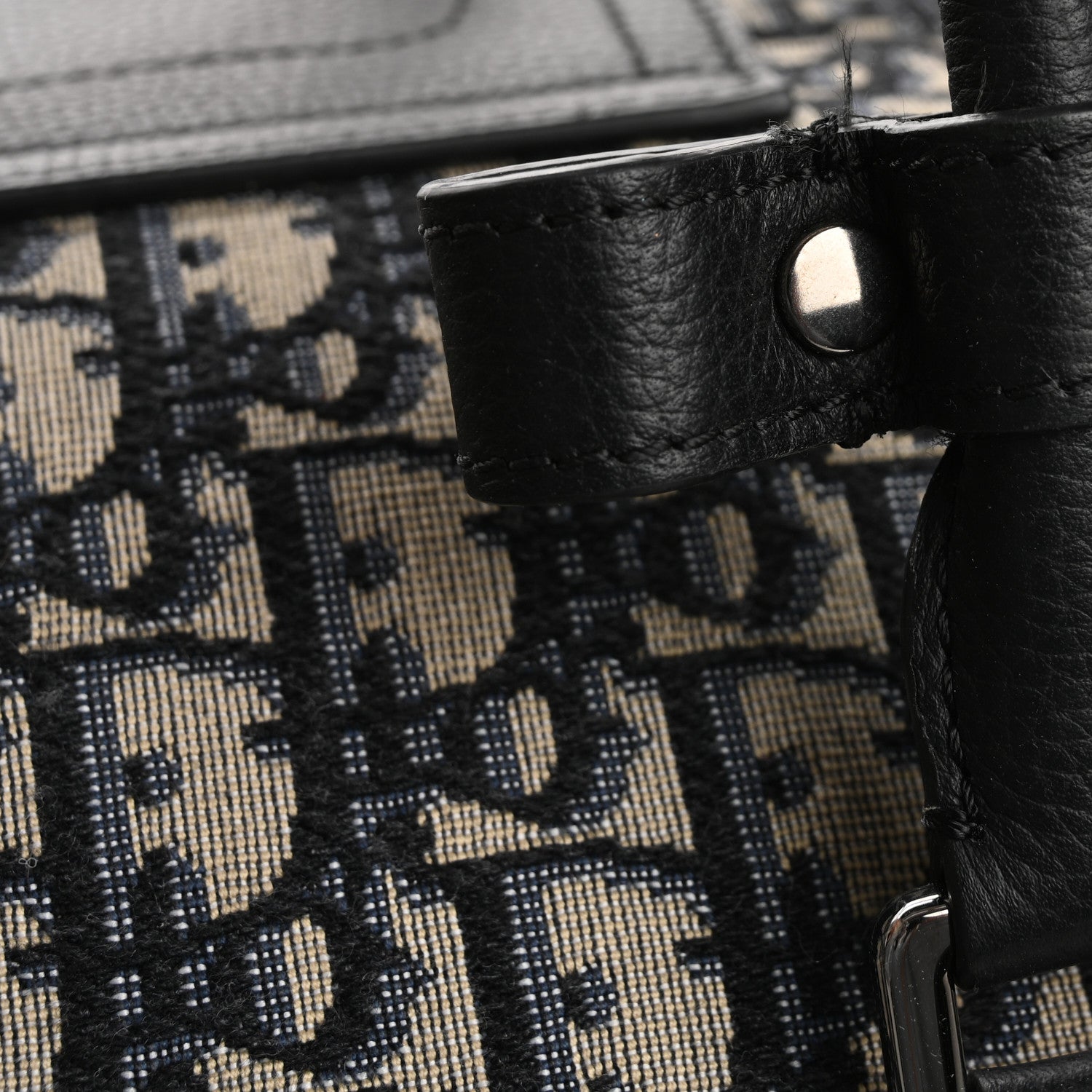 Christian Dior Oblique Duffle Navy Blue 14 of 18