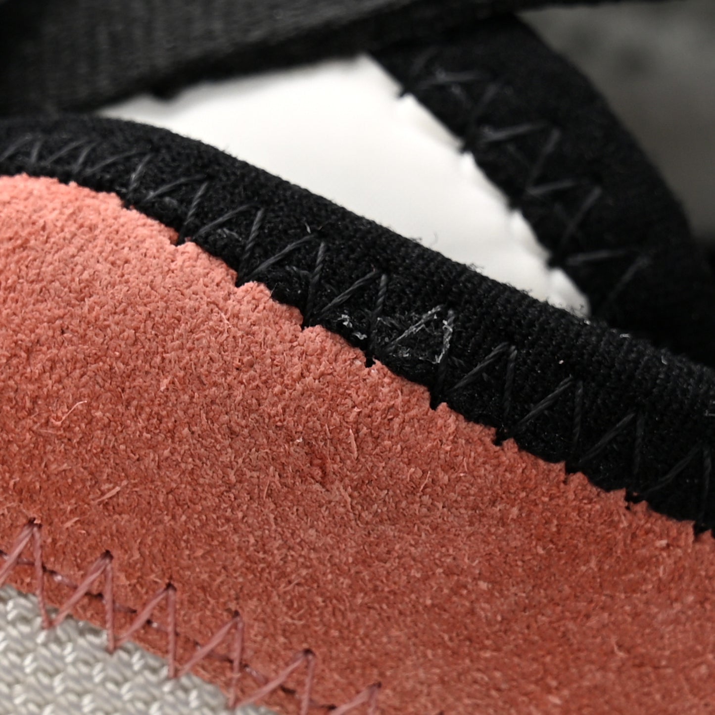 Fabric Suede CC Sneakers 37.5 White Light Grey Pink