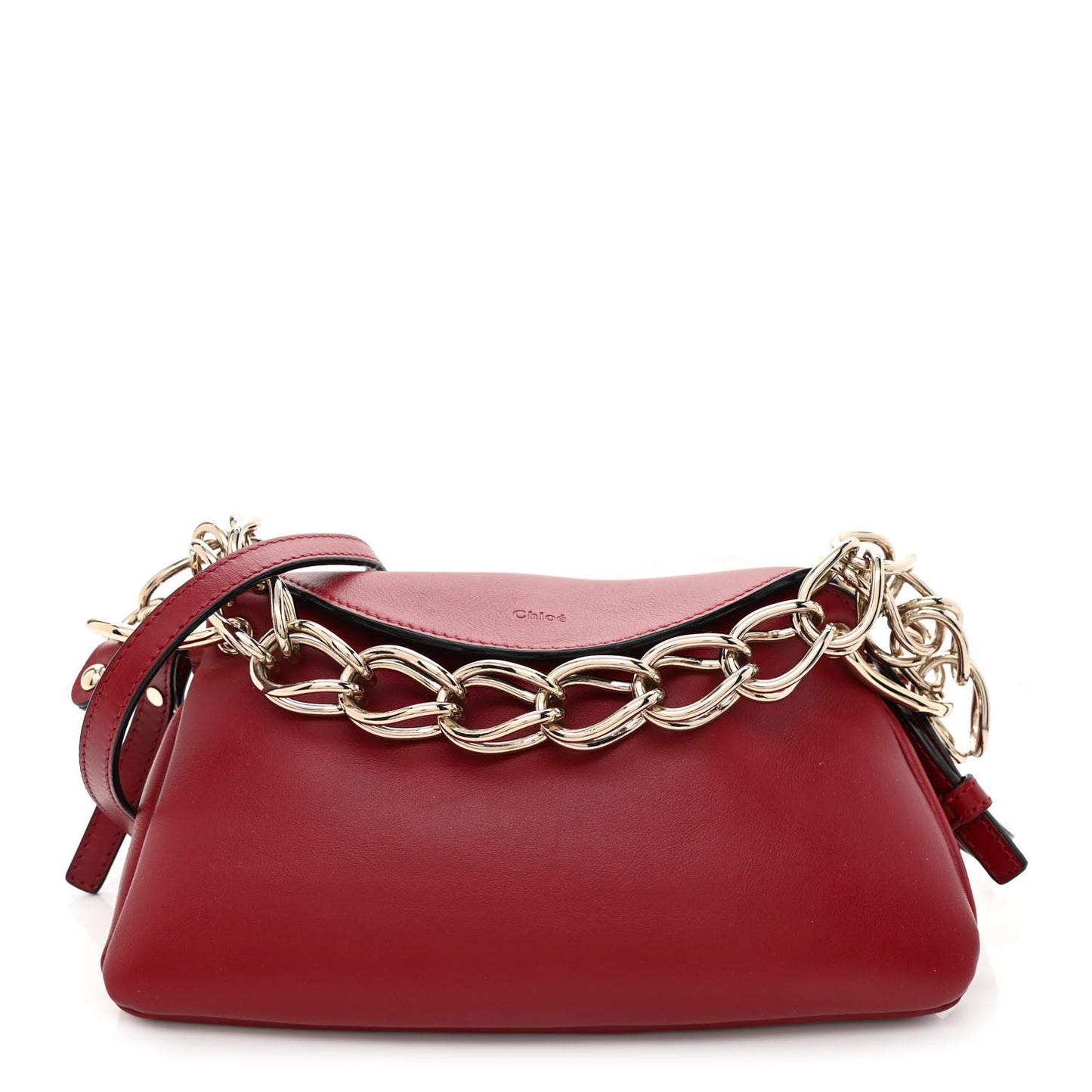 Calfskin Mini Juana Shoulder Bag Red