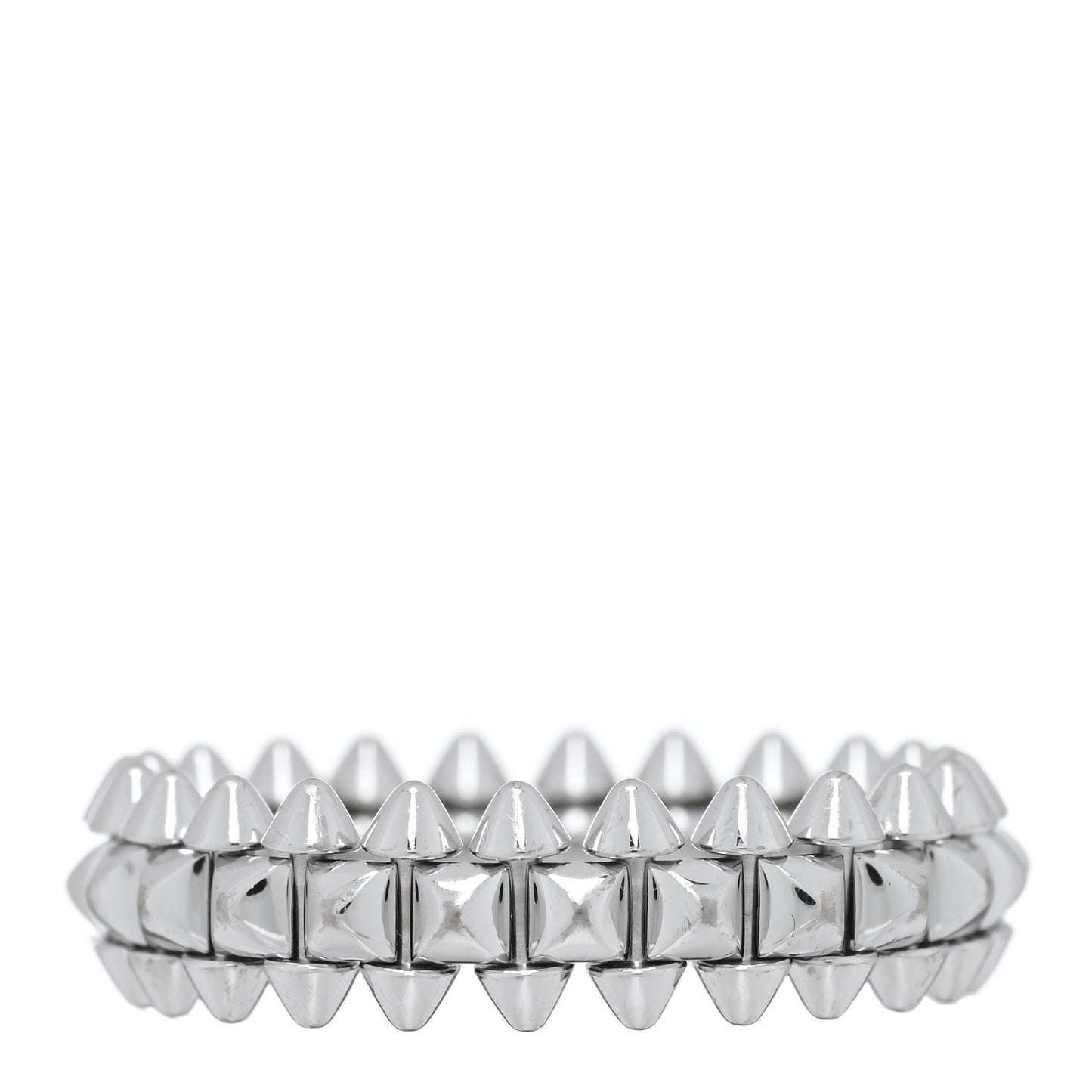 18K White Gold SM Clash De Cartier Ring 57 8