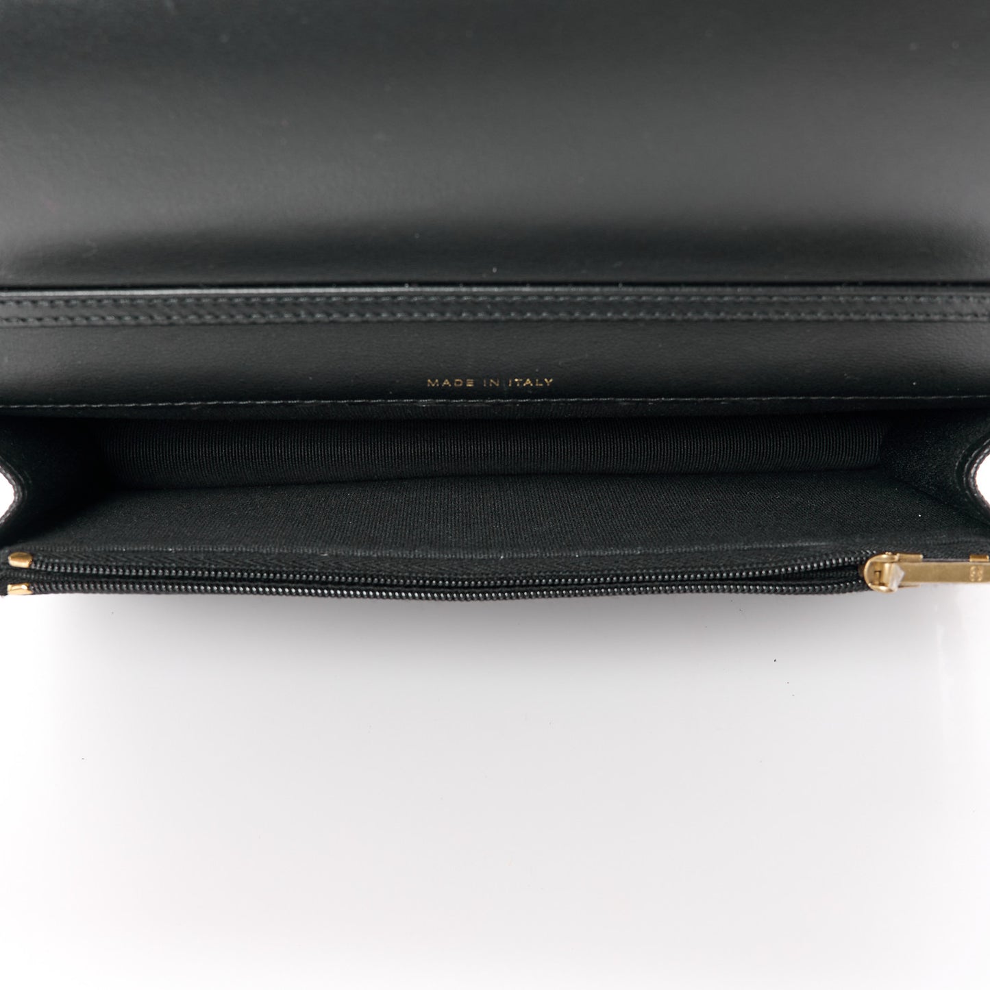 Caviar Quilted Glitter CC Roller Skate Clutch With Chain Black Black