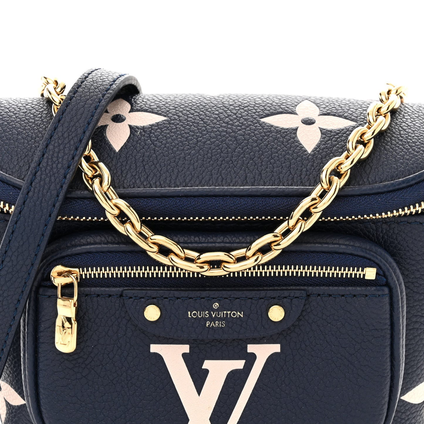 Empreinte Monogram Giant Mini By The Pool Bumbag Blue Beige