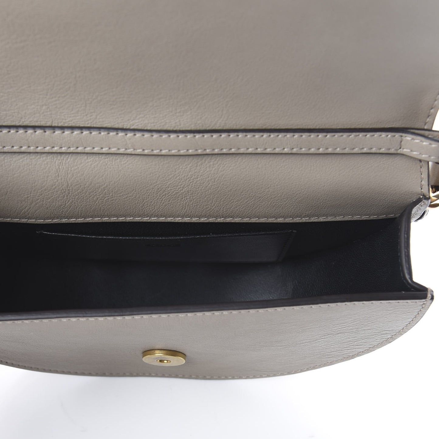 Calfskin Small Nile Bracelet Minaudiere Bag Motty Grey