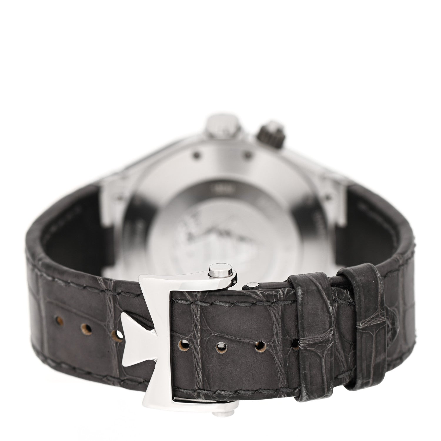 Vacheron Constantin Stainless Steel Alligator 42mm Overseas Dual Time Automatic Watch Grey 47450/000W-9511 3 of 5
